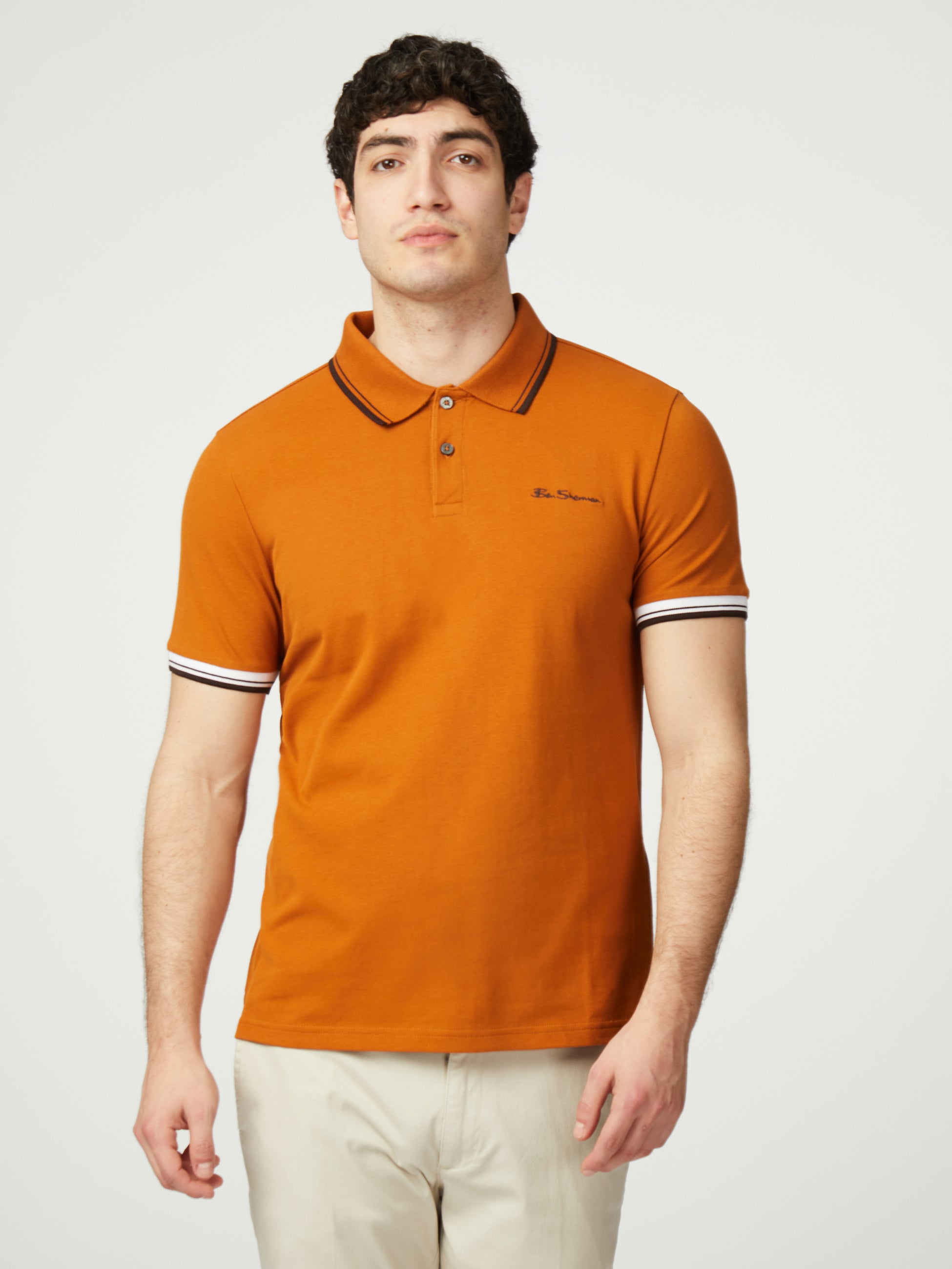 Ben sherman pique polo hotsell