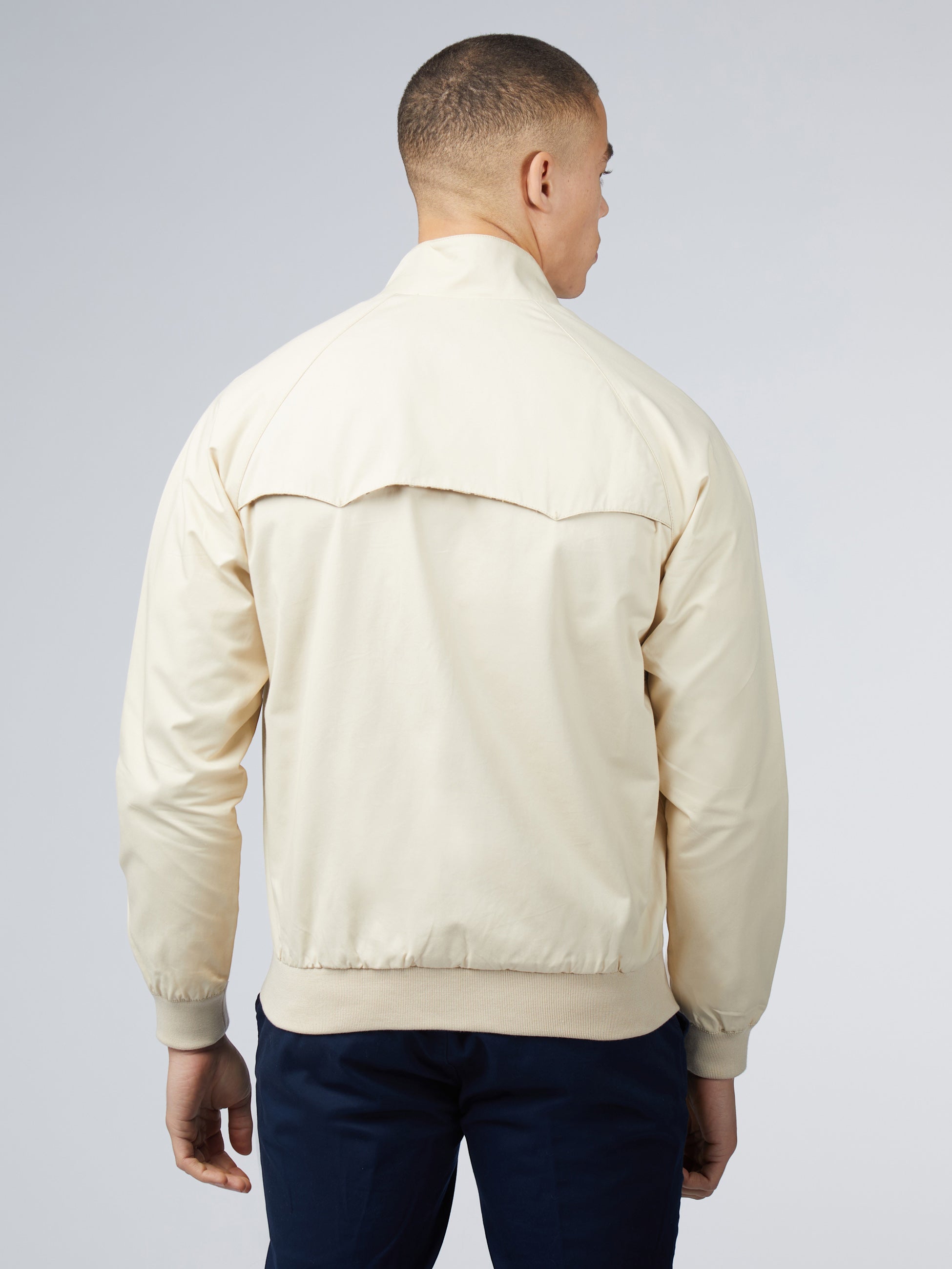 Signature Harrington Jacket - Cream