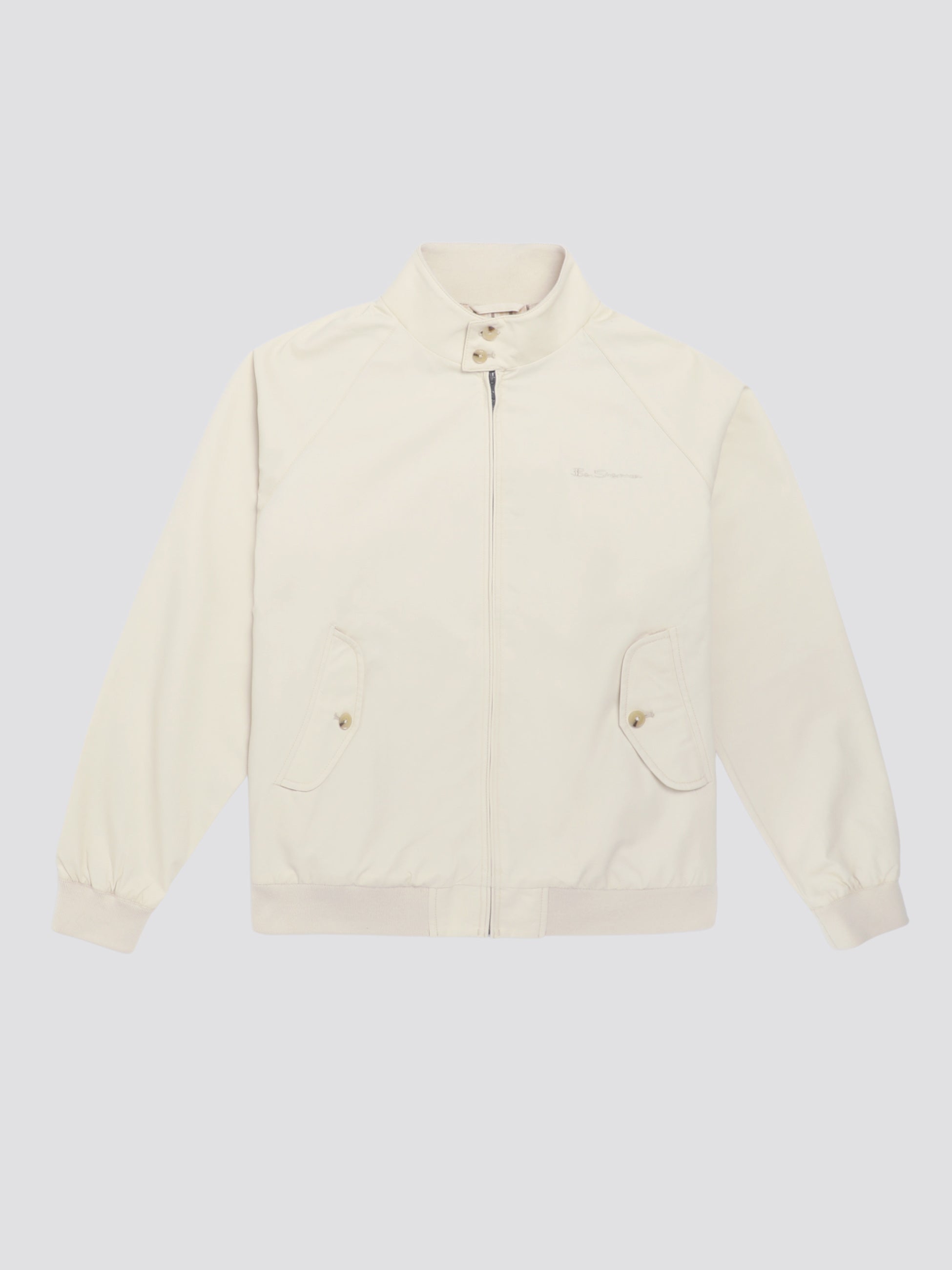 Signature Harrington Jacket - Cream