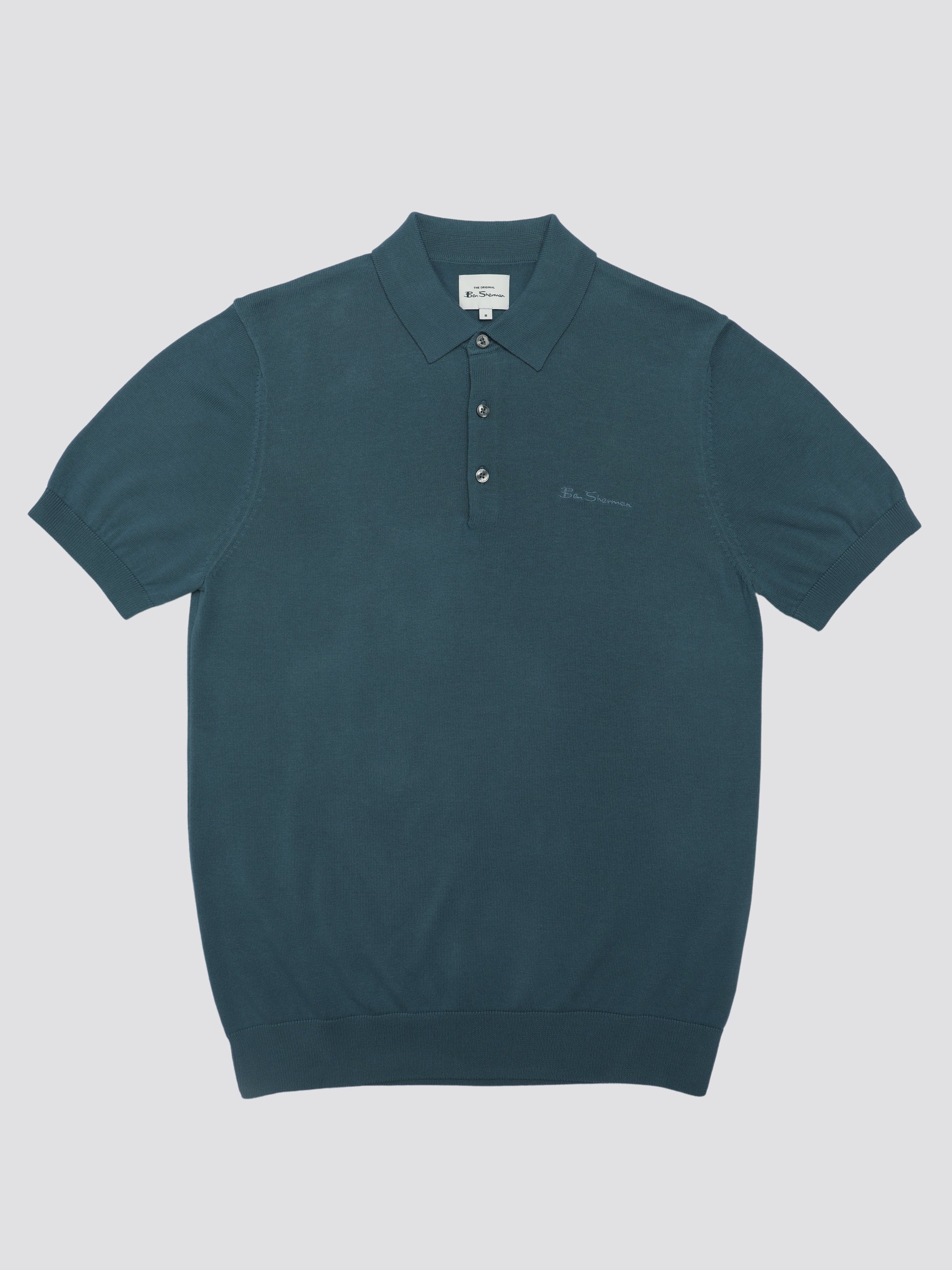 Signature Short Sleeve Polo - Teal