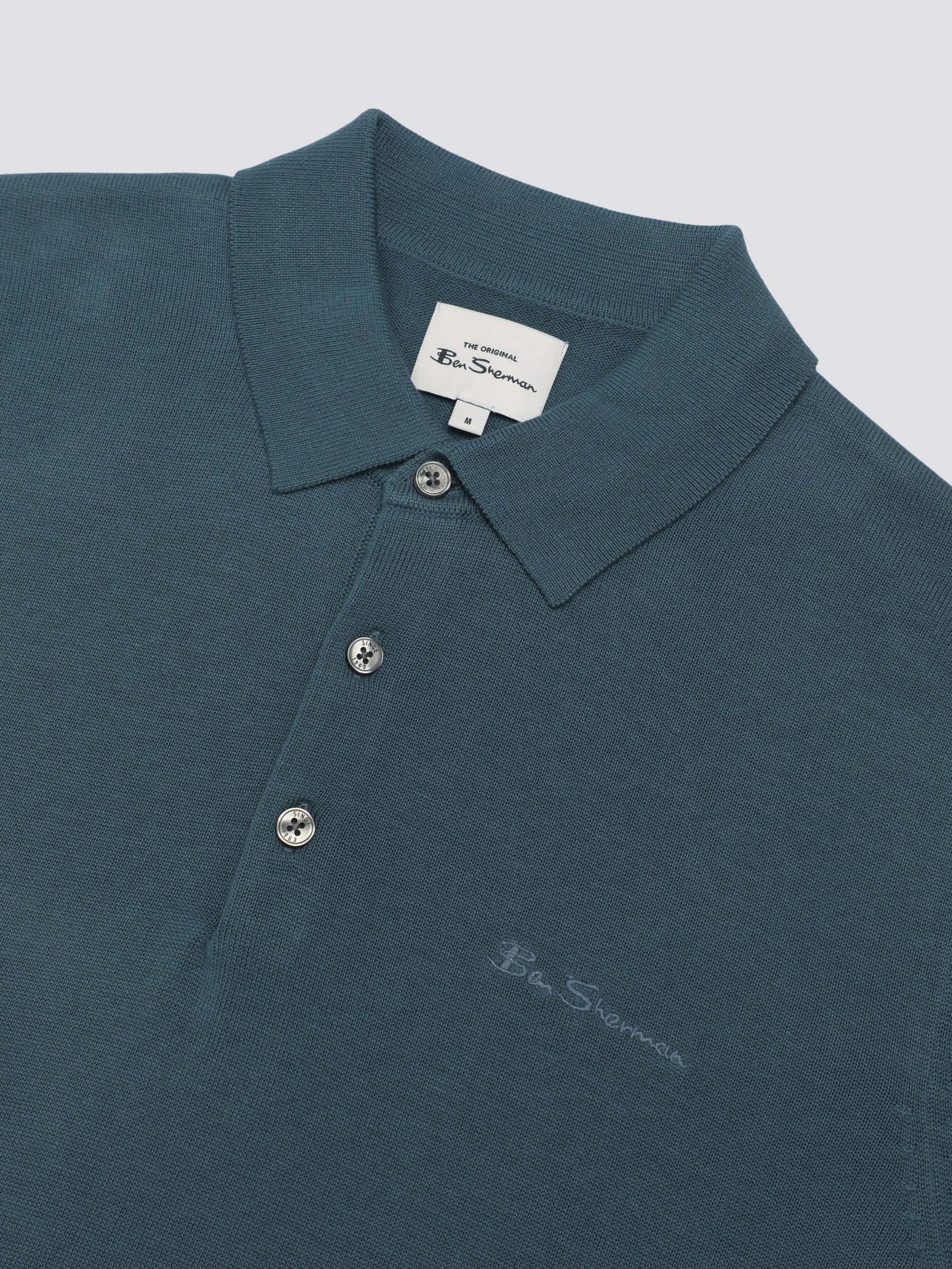 Signature Short Sleeve Polo - Teal