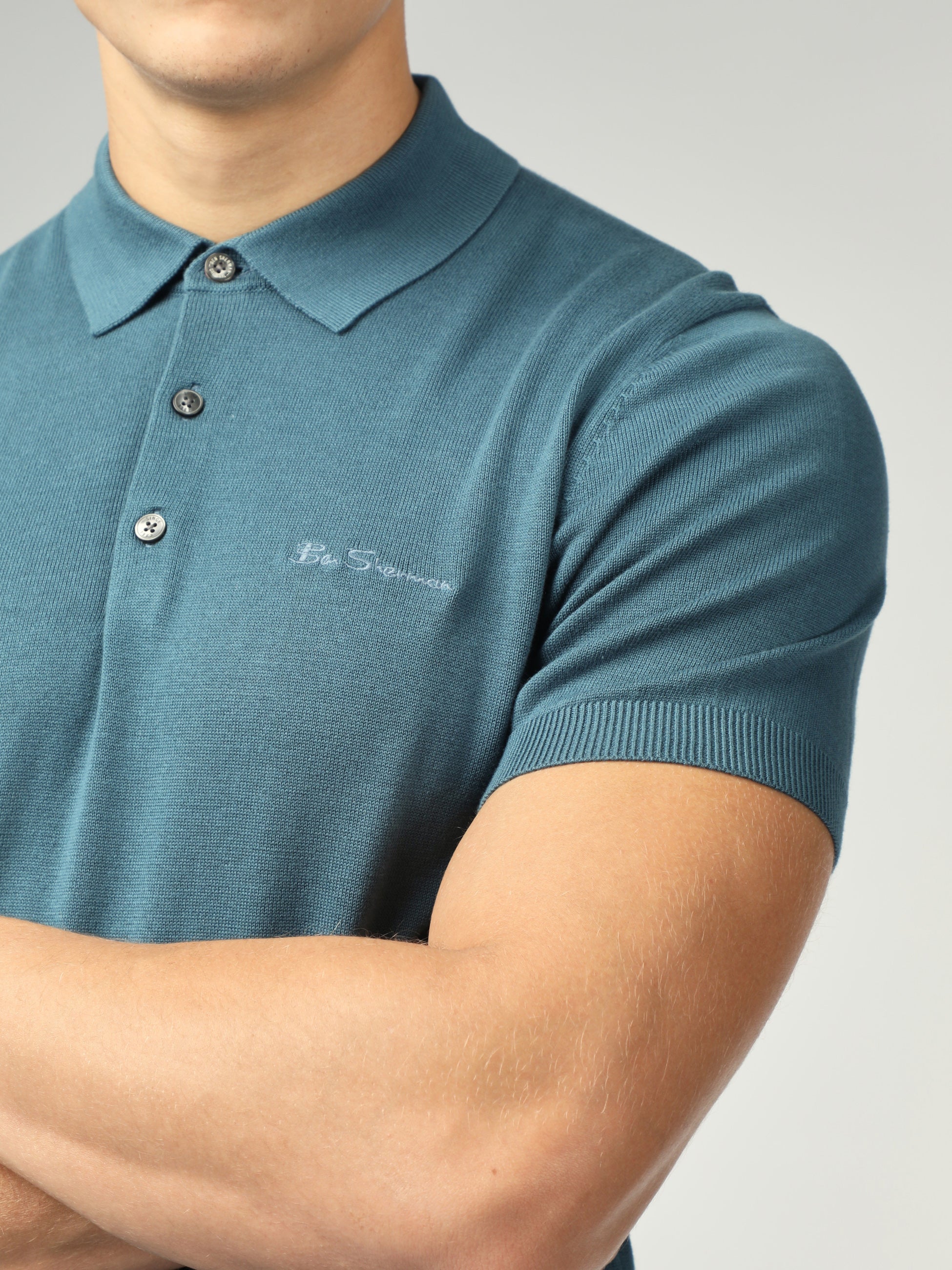 Signature Short Sleeve Polo - Teal