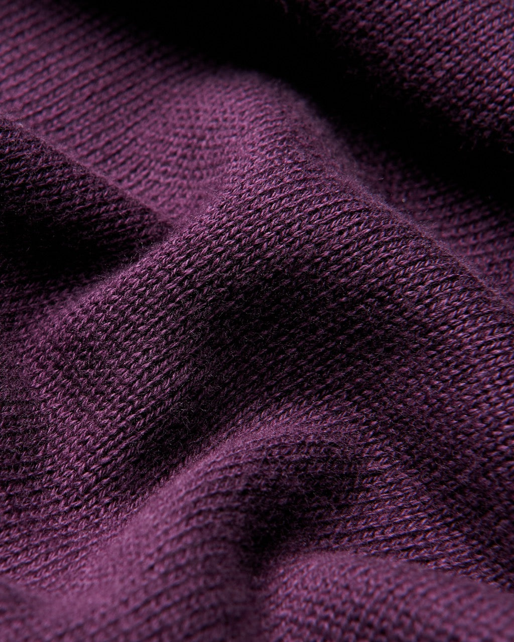 Signature Knitted Crewneck Sweater - Plum