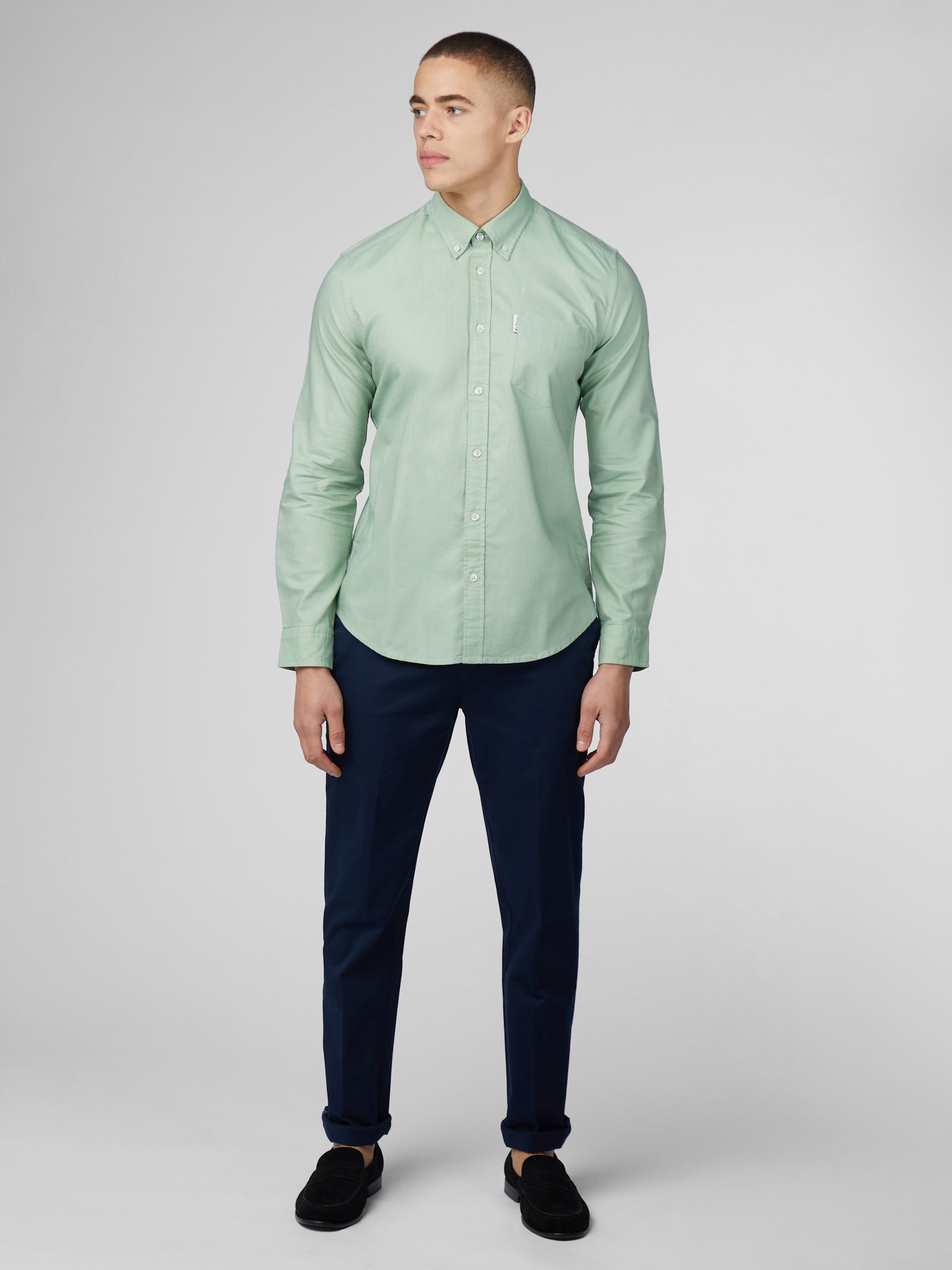 Signature Oxford - Long Sleeve - Grass Green