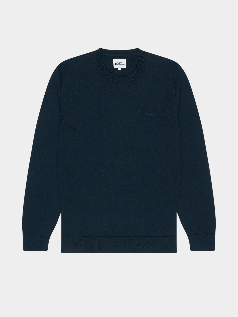 Signature Knit Crewneck Sweater - Navy