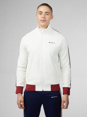 Signature Taped Tricot Track Top - Ivory