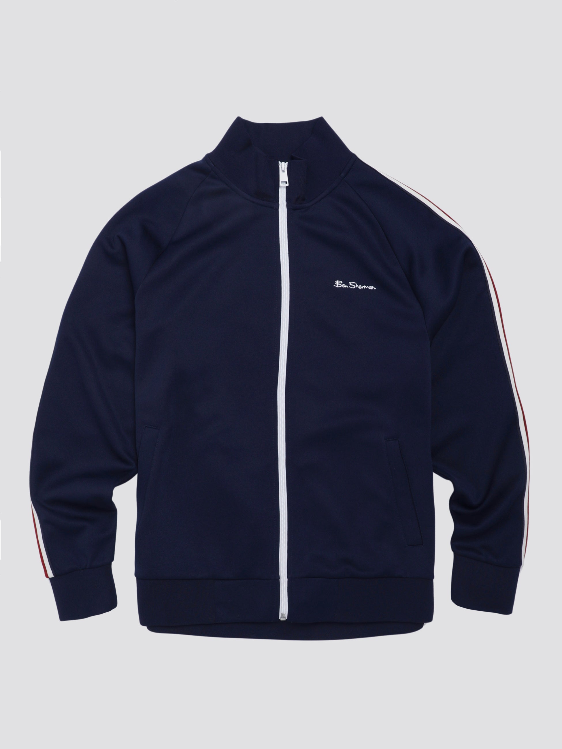 Signature Taped Tricot Track Top - Marine