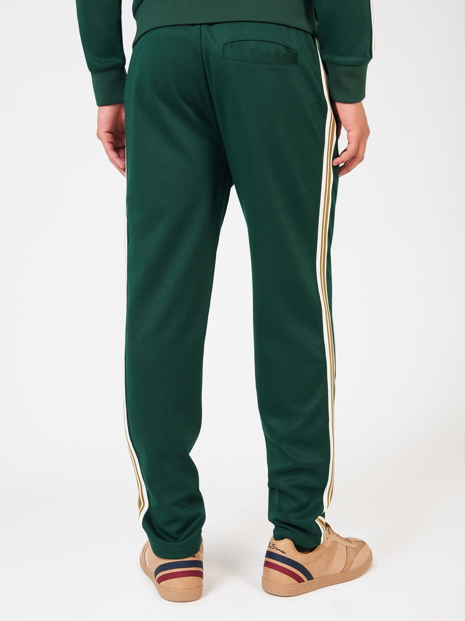 Signature House Taped Track Pant - Dark Green