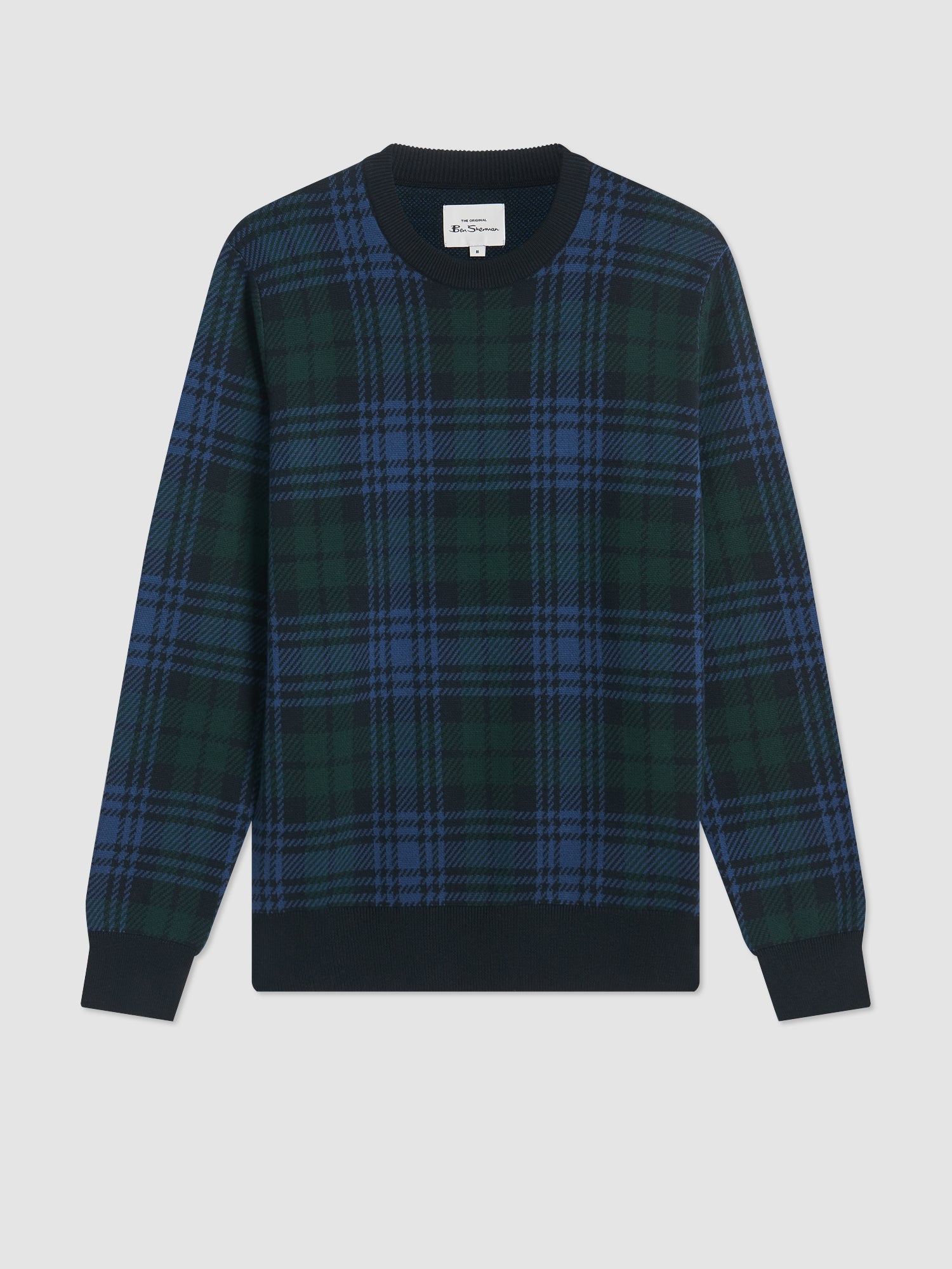 Blackwatch Check Crewneck Sweater