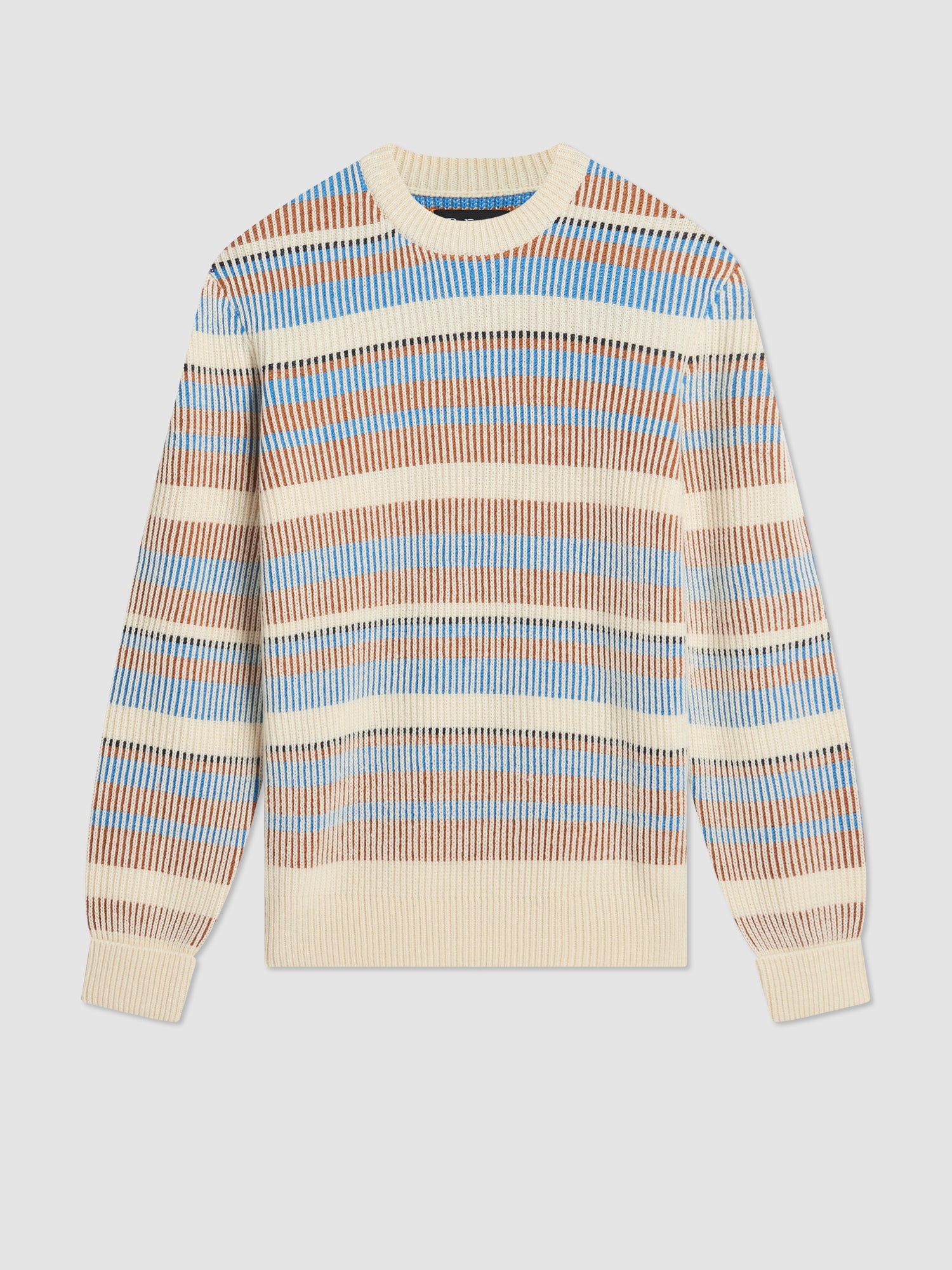 B by Ben Sherman Stripe Knit Sweater - Ivory