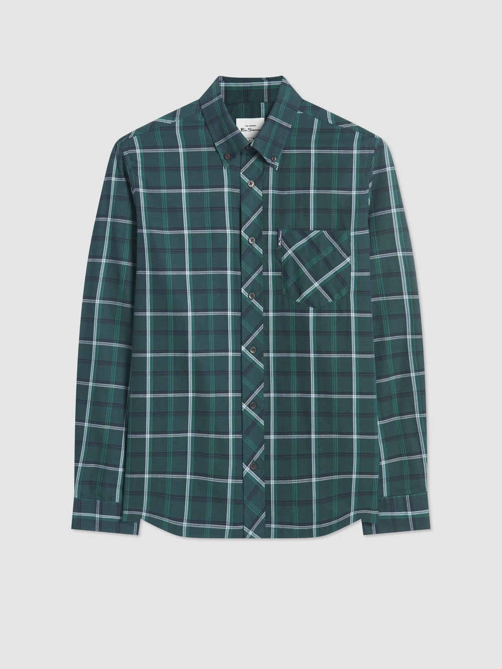 Grid Check Shirt - Fraser Green - Ben Sherman