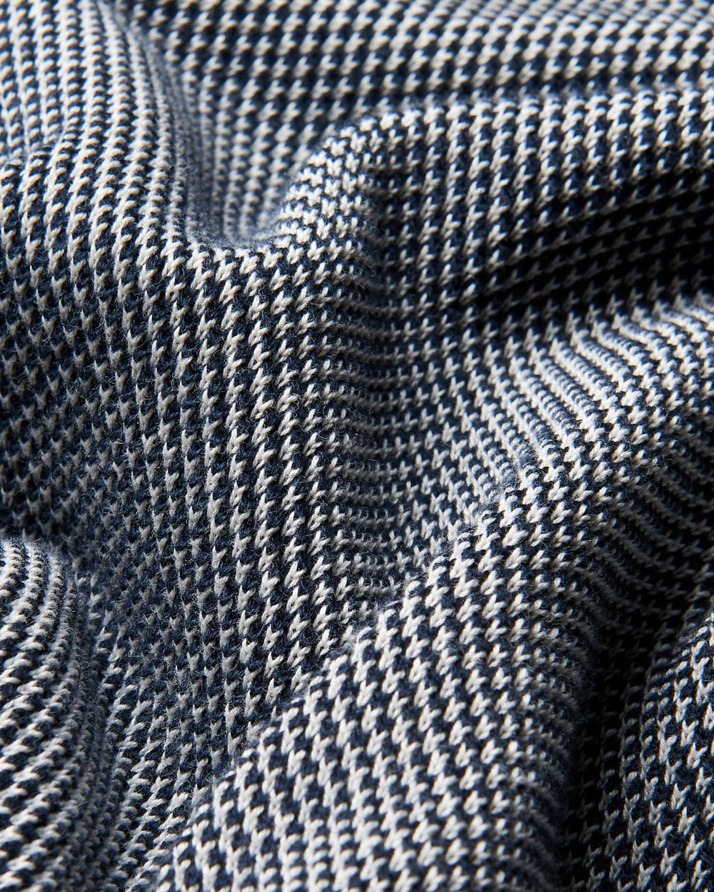 All Over Textured Knit Polo - Dark Navy - Ben Sherman