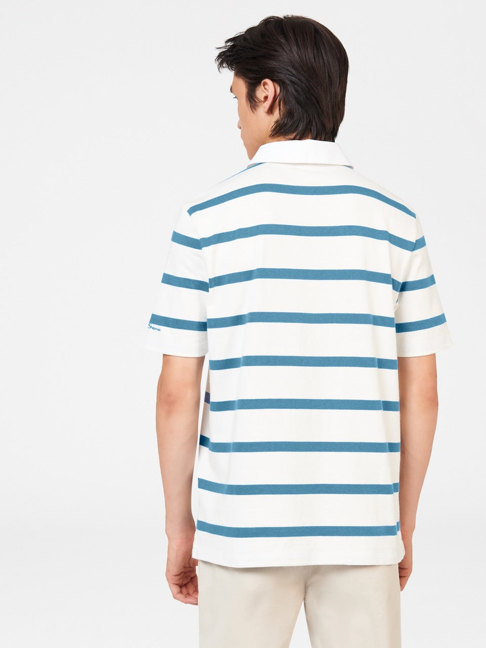 Bretton Stripe Rugby Knit Polo