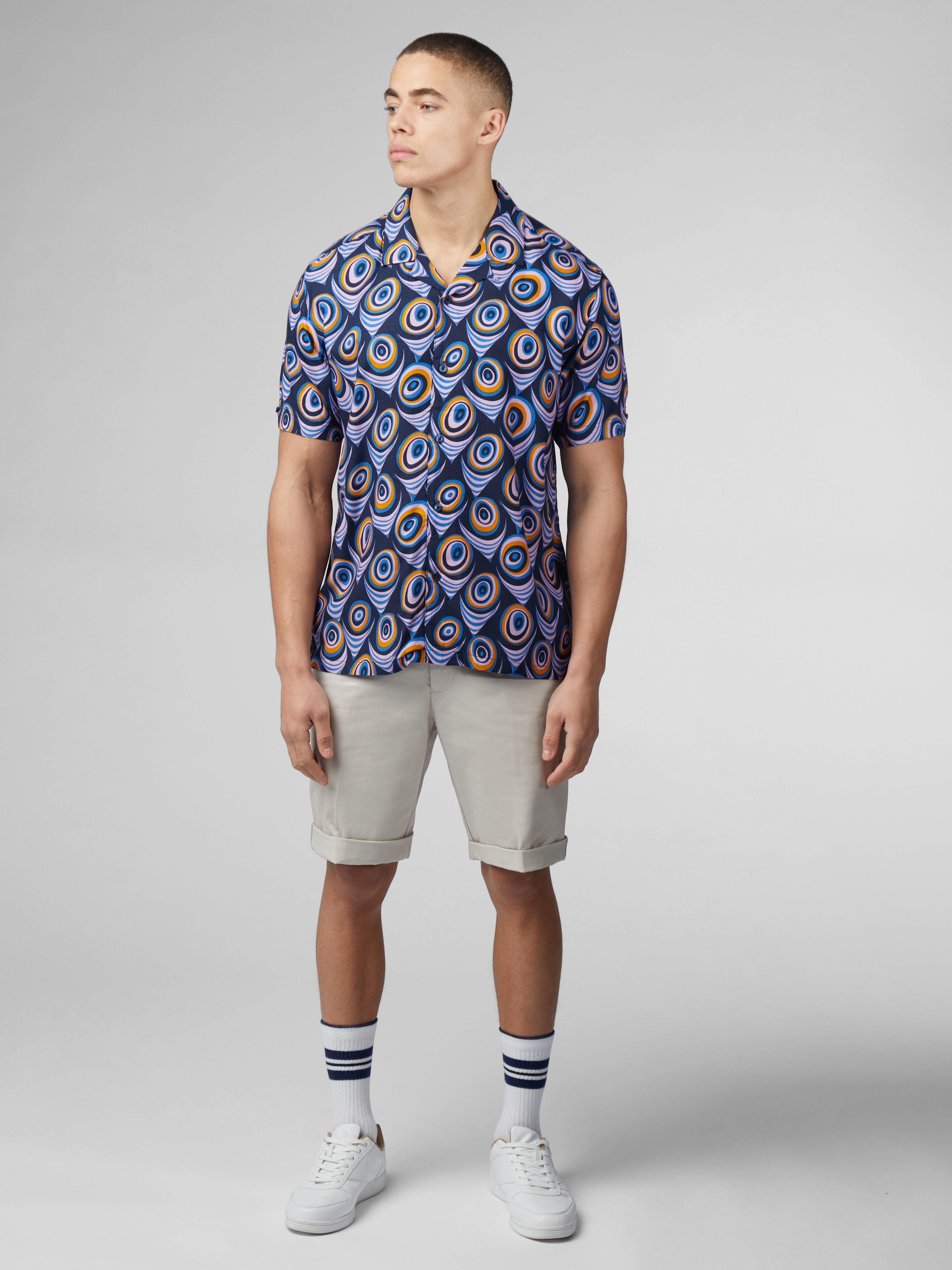 B by Ben Sherman Psychedelic Print - Violet