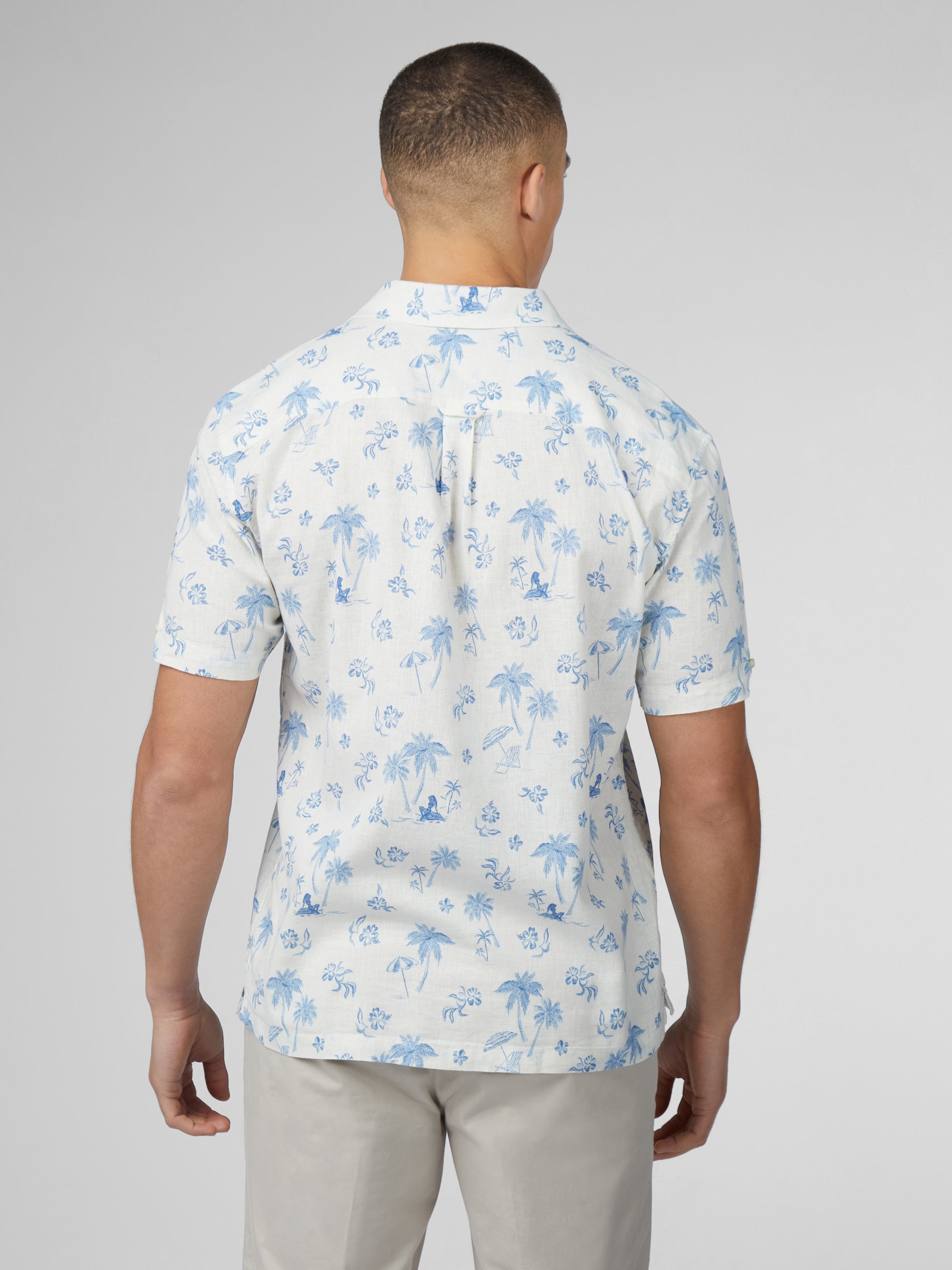 Signature Resort Print Shirt - Ivory