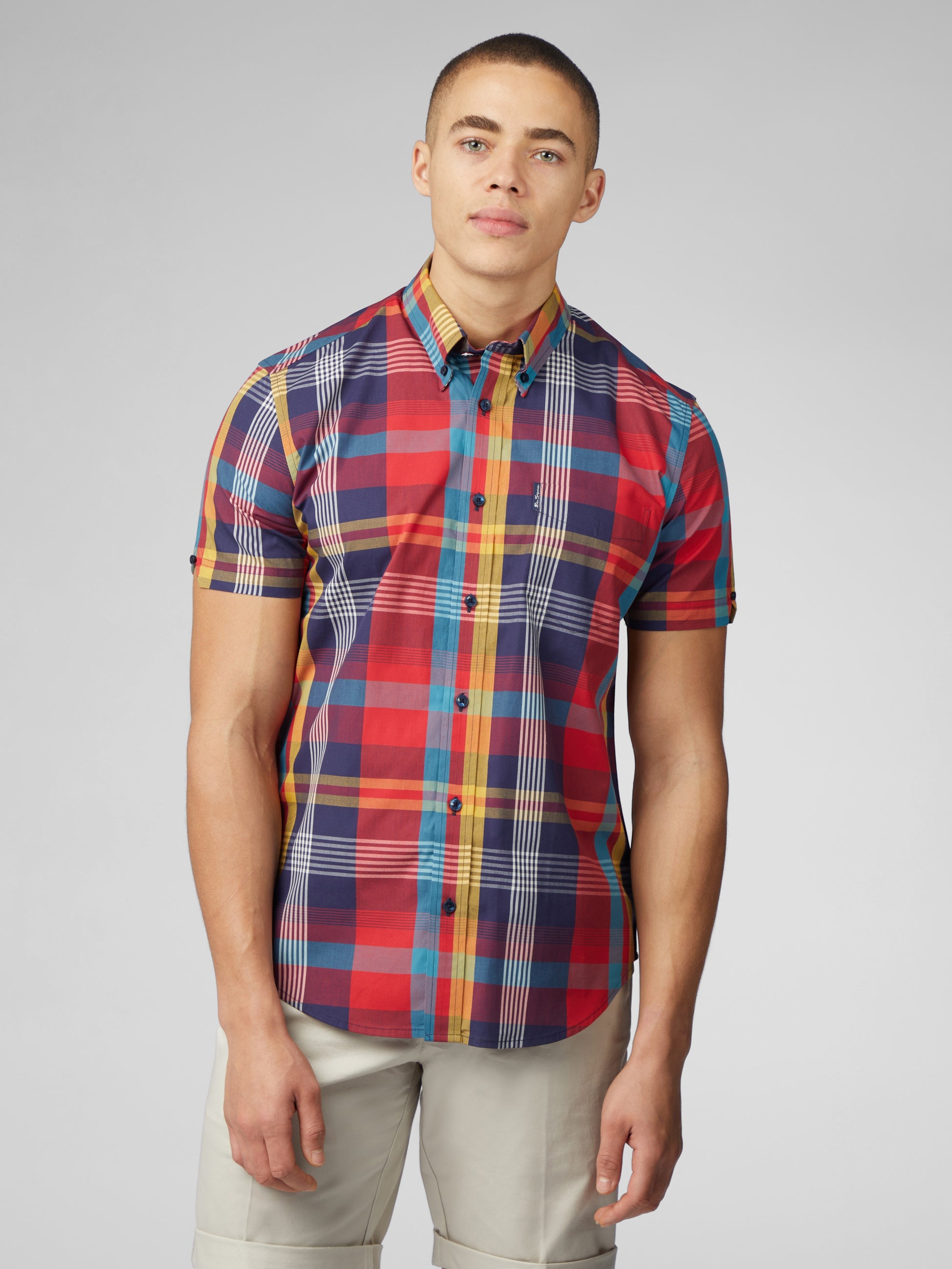 Signature Large Madras Check Shirt - Scarlett