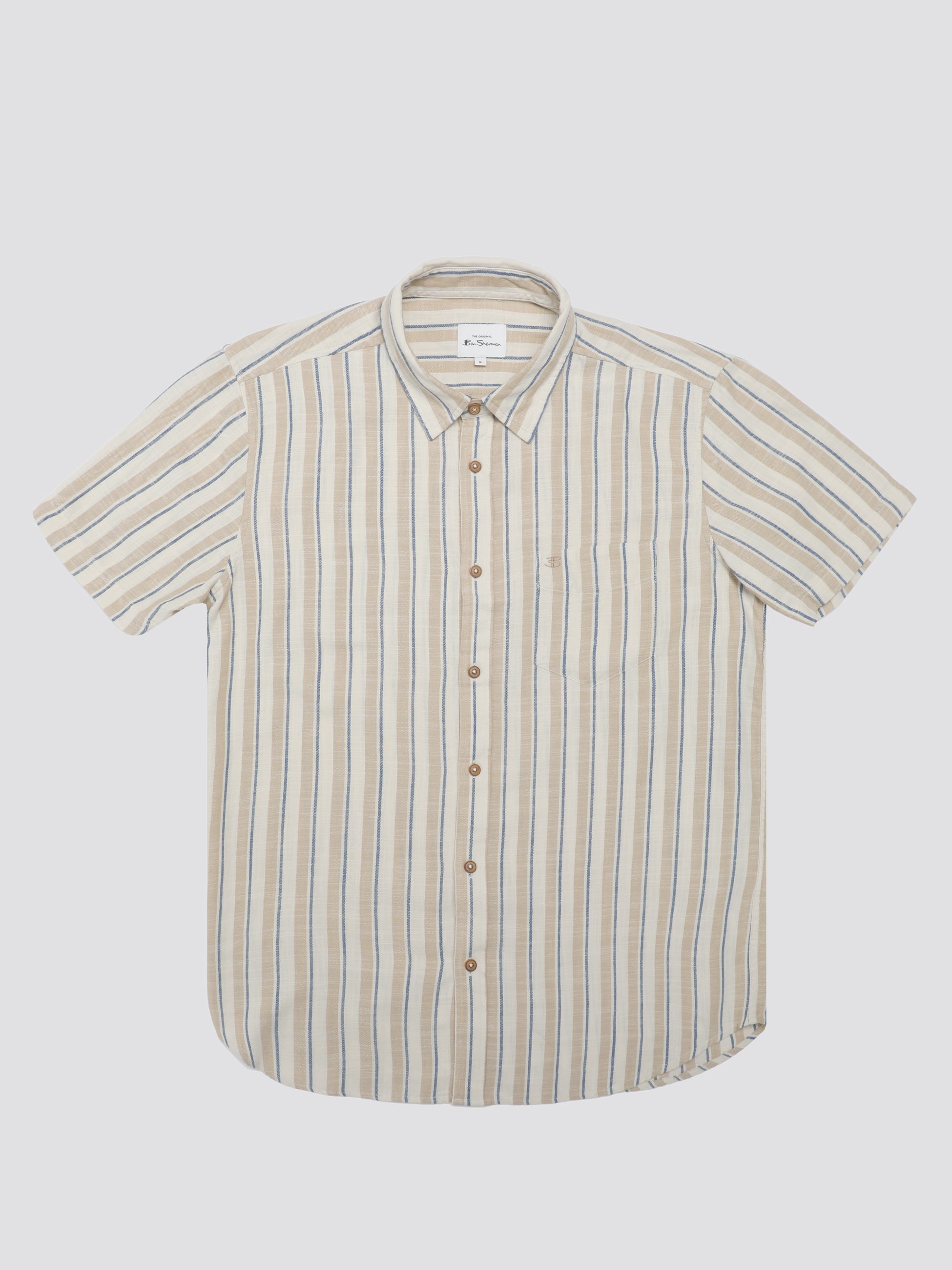 Signature Mod Stripe Shirt - Fog