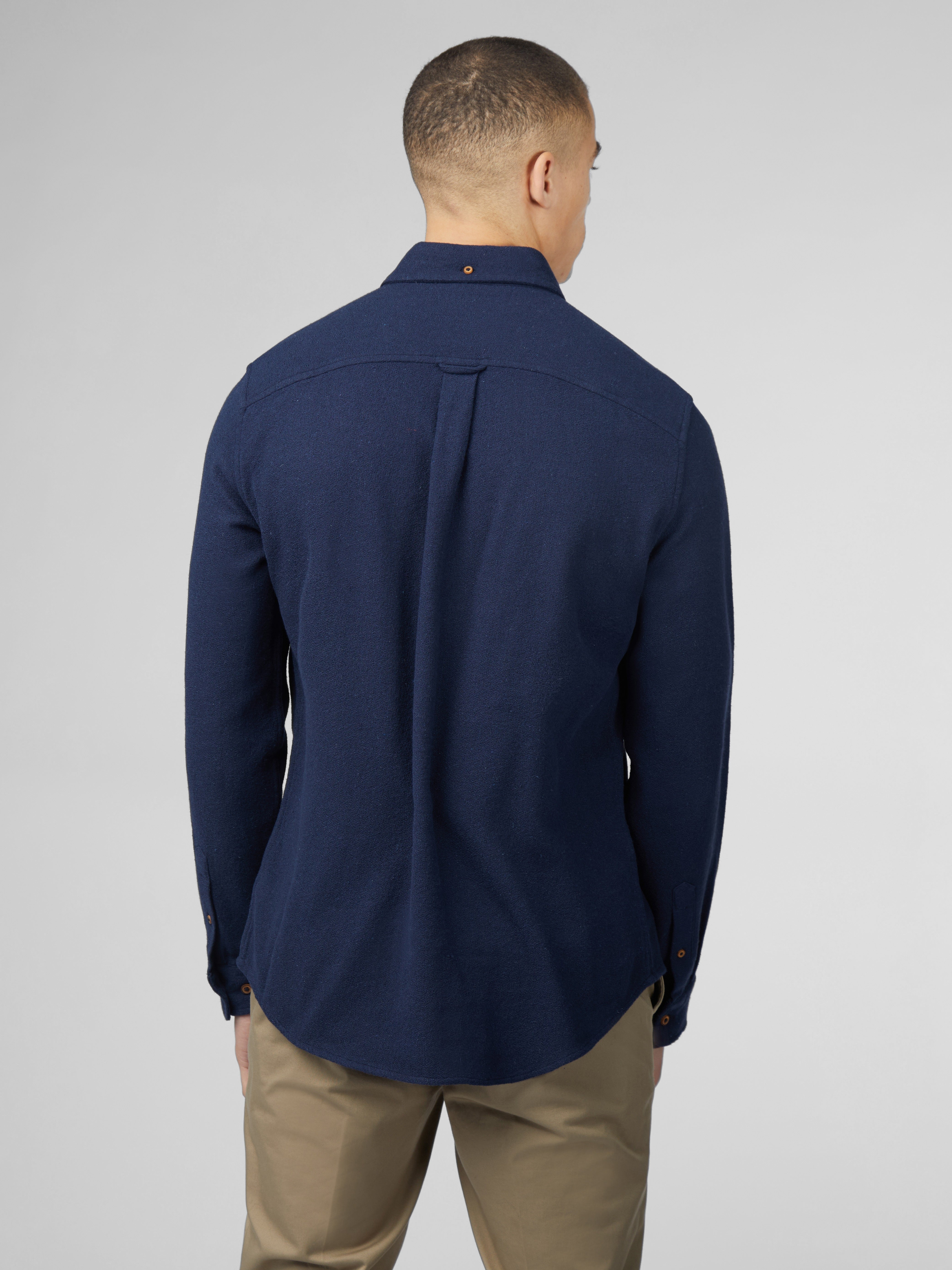 Signature Boucle Shirt Shirt - Dark Navy