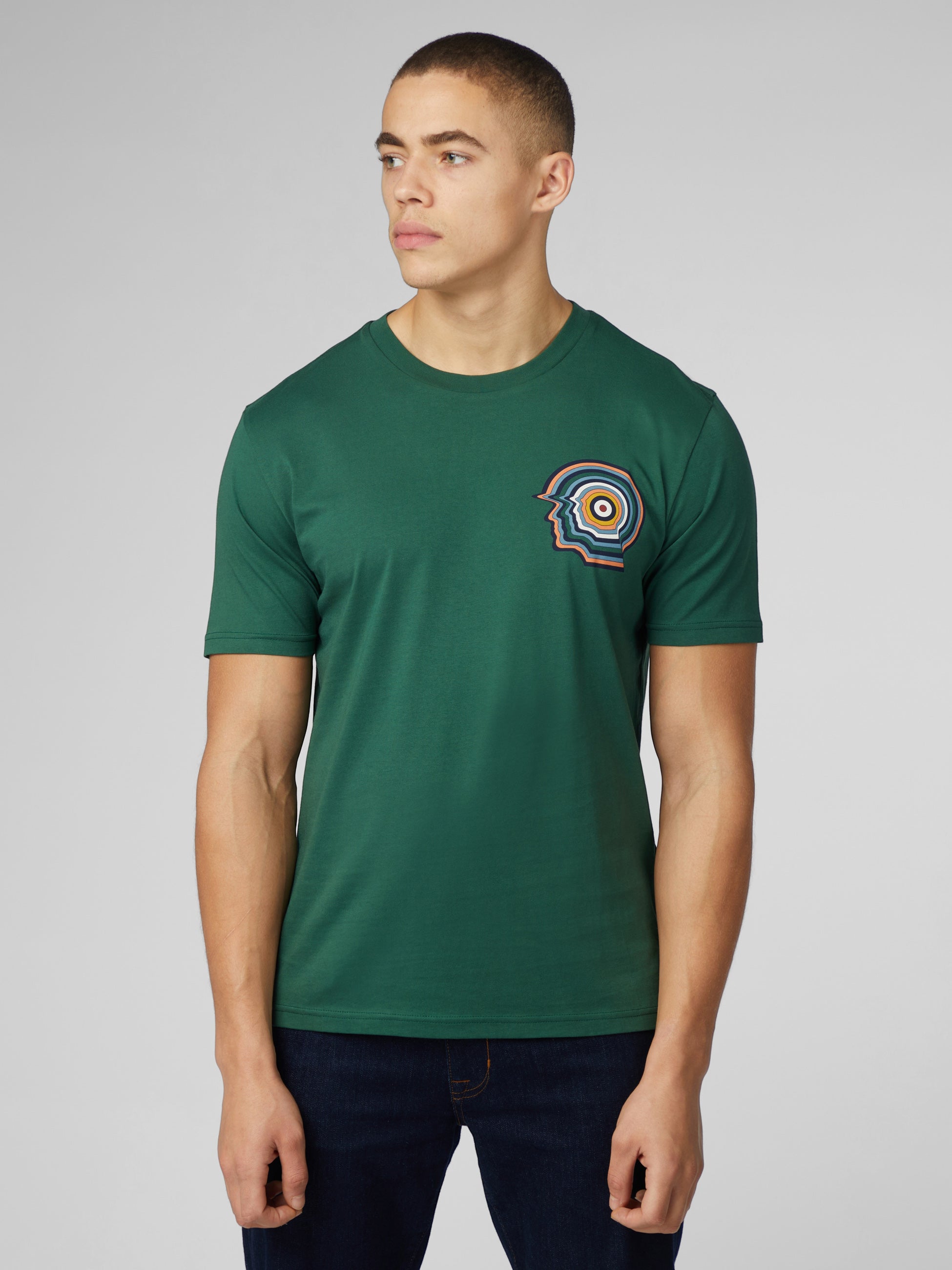 Signature Mod Head Tee - Green