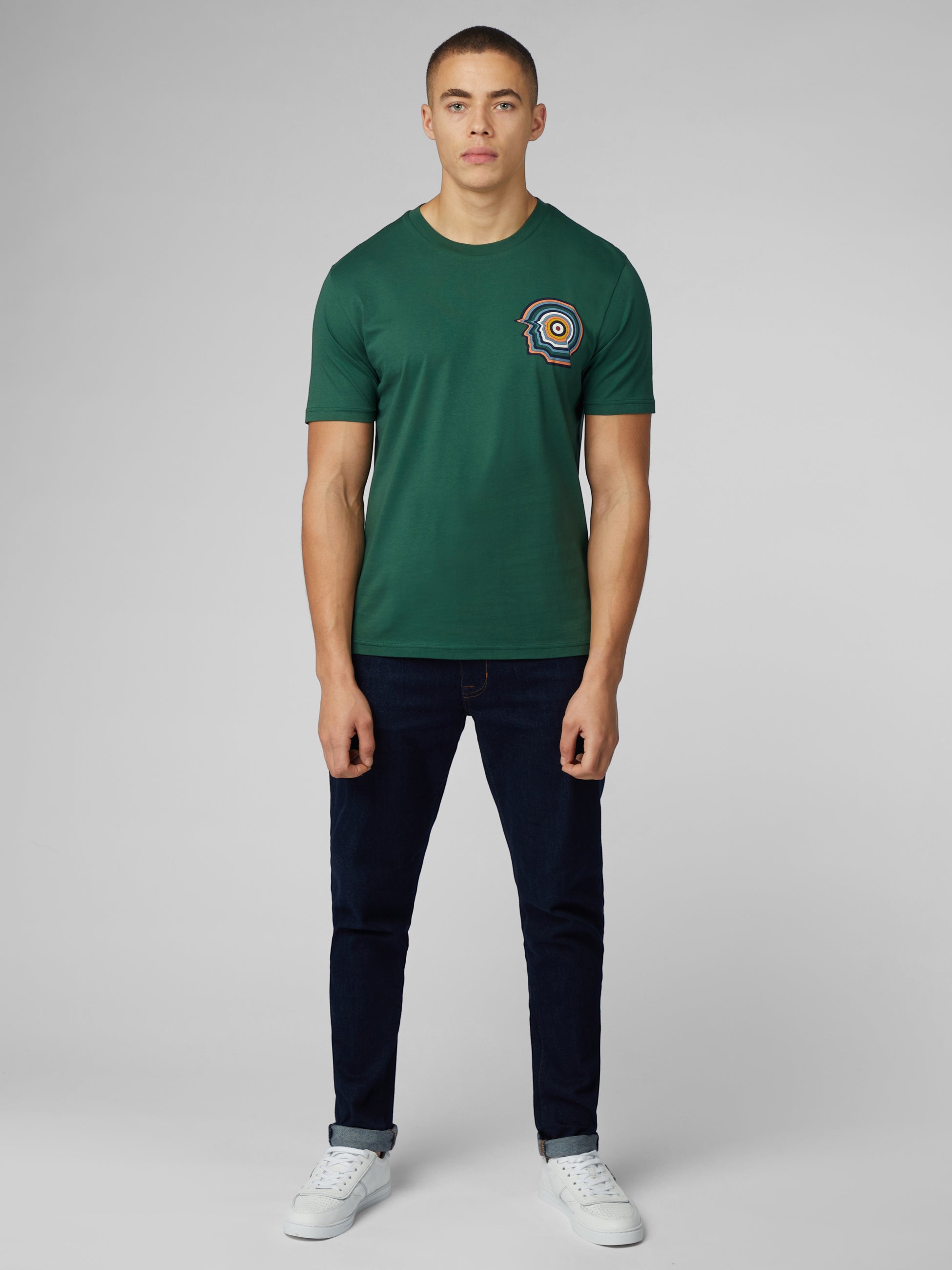 Signature Mod Head Tee - Green