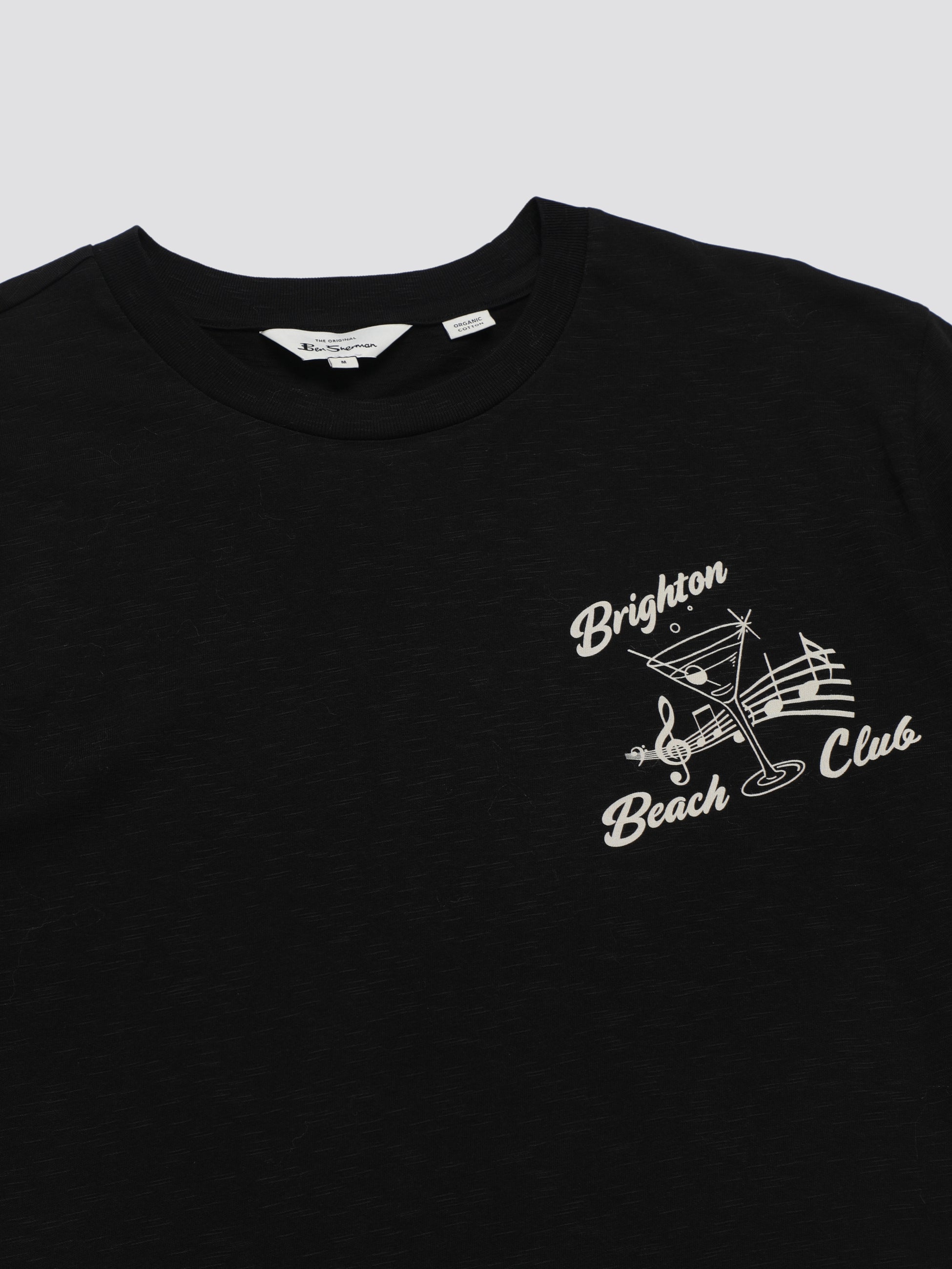 Signature Brighton Beach Club Tee - Black