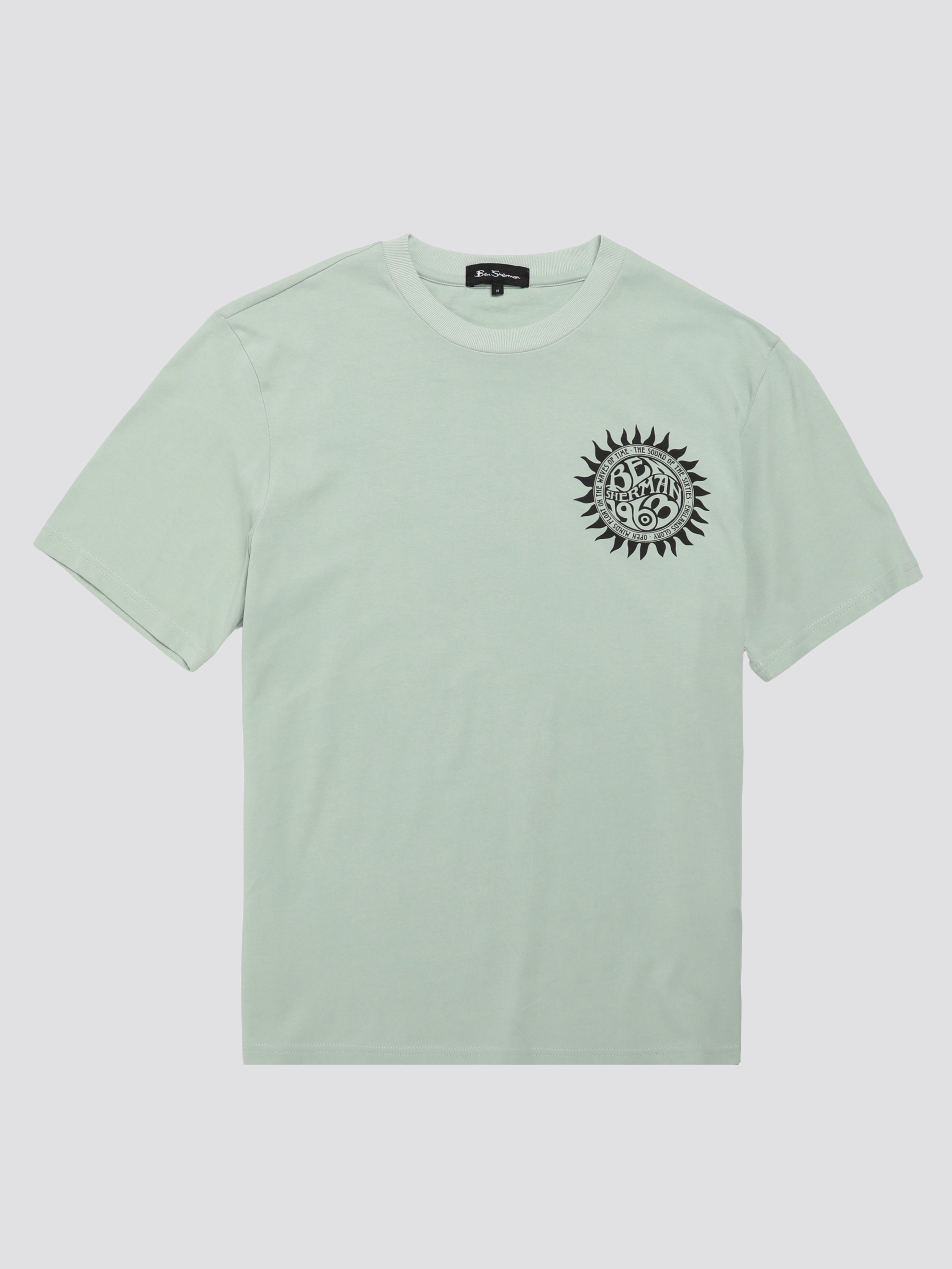 B by Ben Sherman Festival Poster Tee - Mint