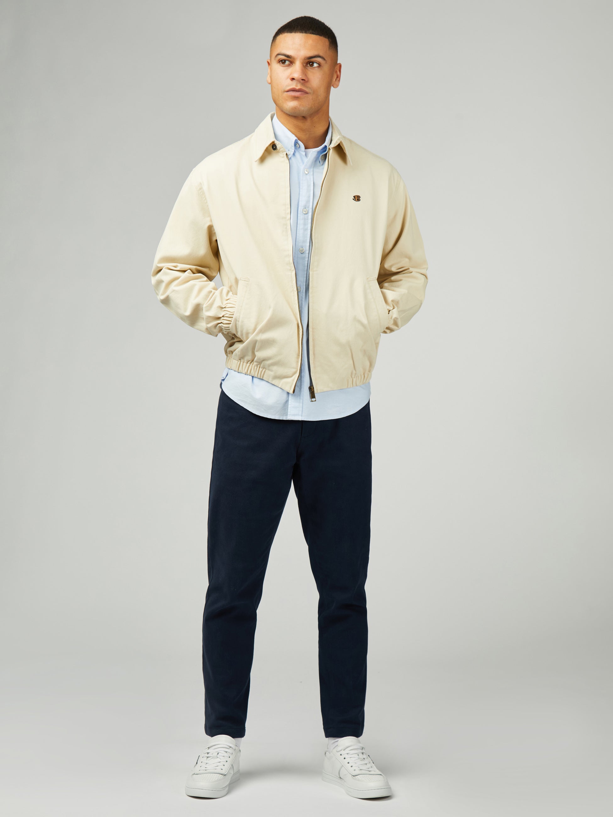 B By Ben Sherman Sports Blouson - Fog