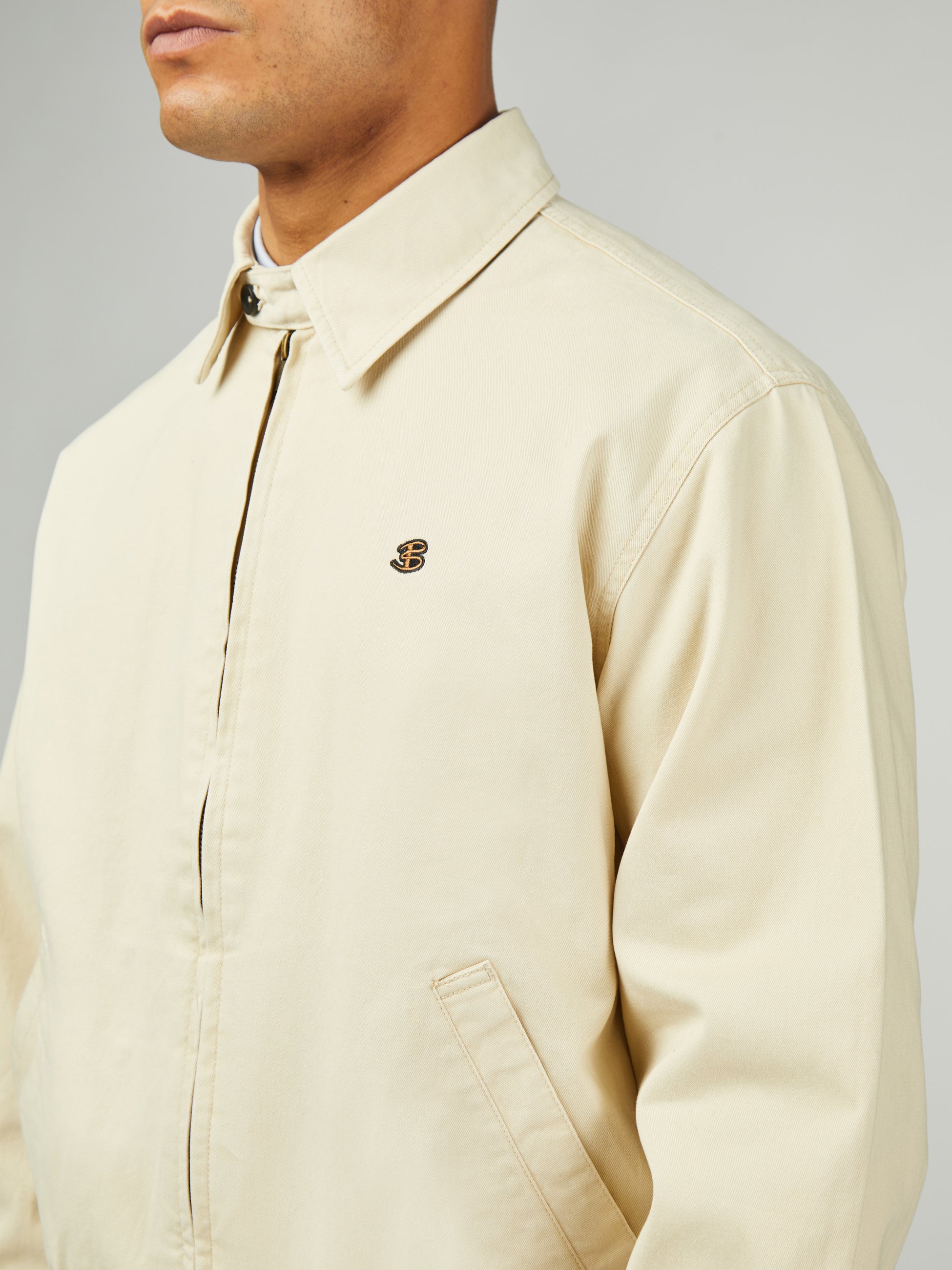 B By Ben Sherman Sports Blouson - Fog