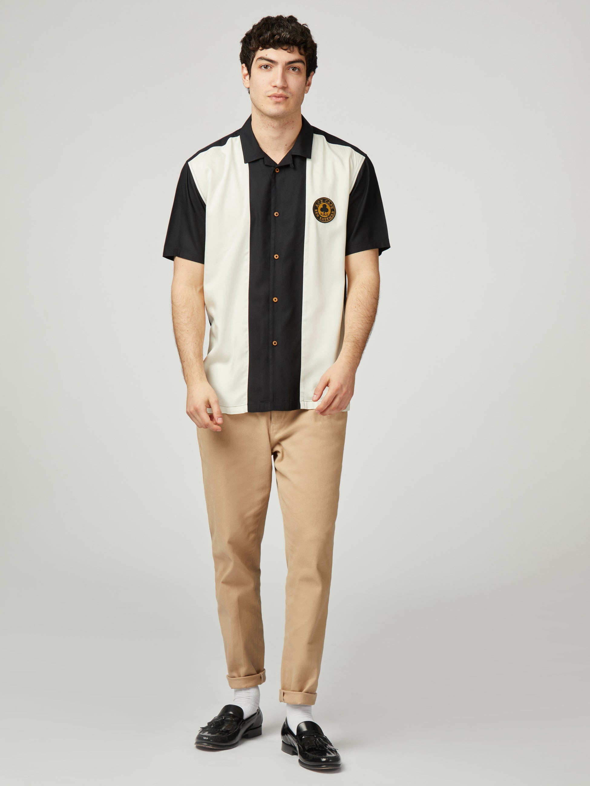 Ace Cafe Bowling Shirt - Black