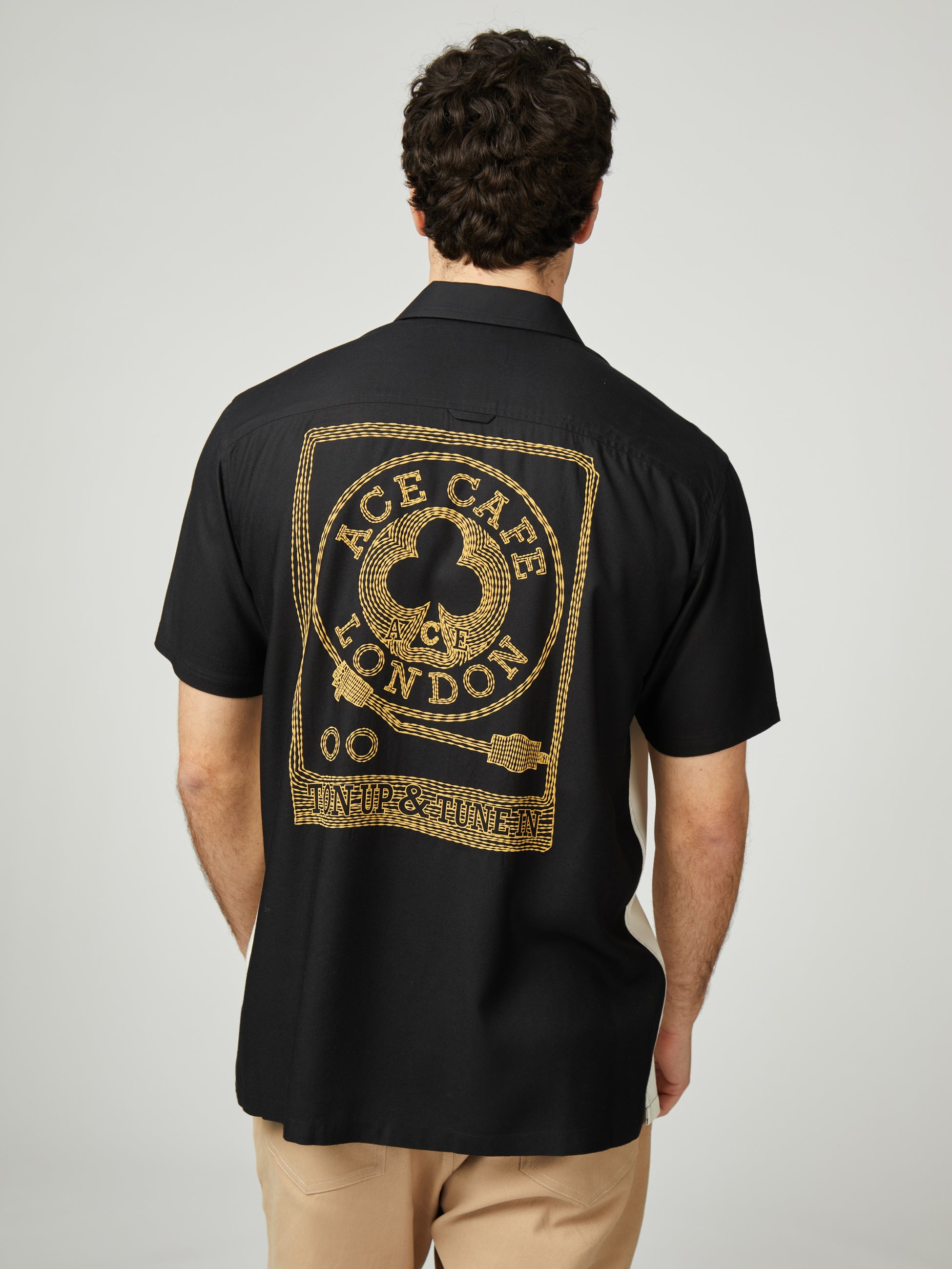 Ace Cafe Bowling Shirt - Black