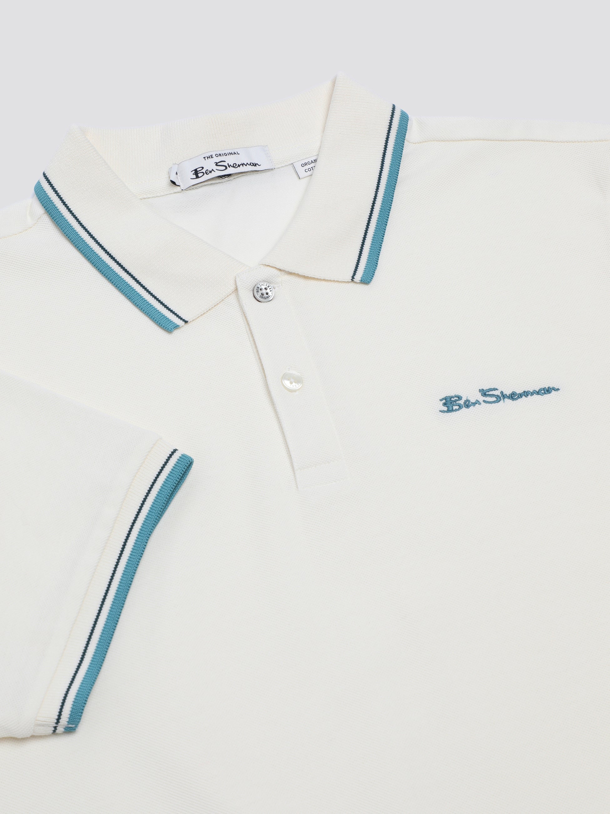 Signature Short Sleeve Polo - Ivory