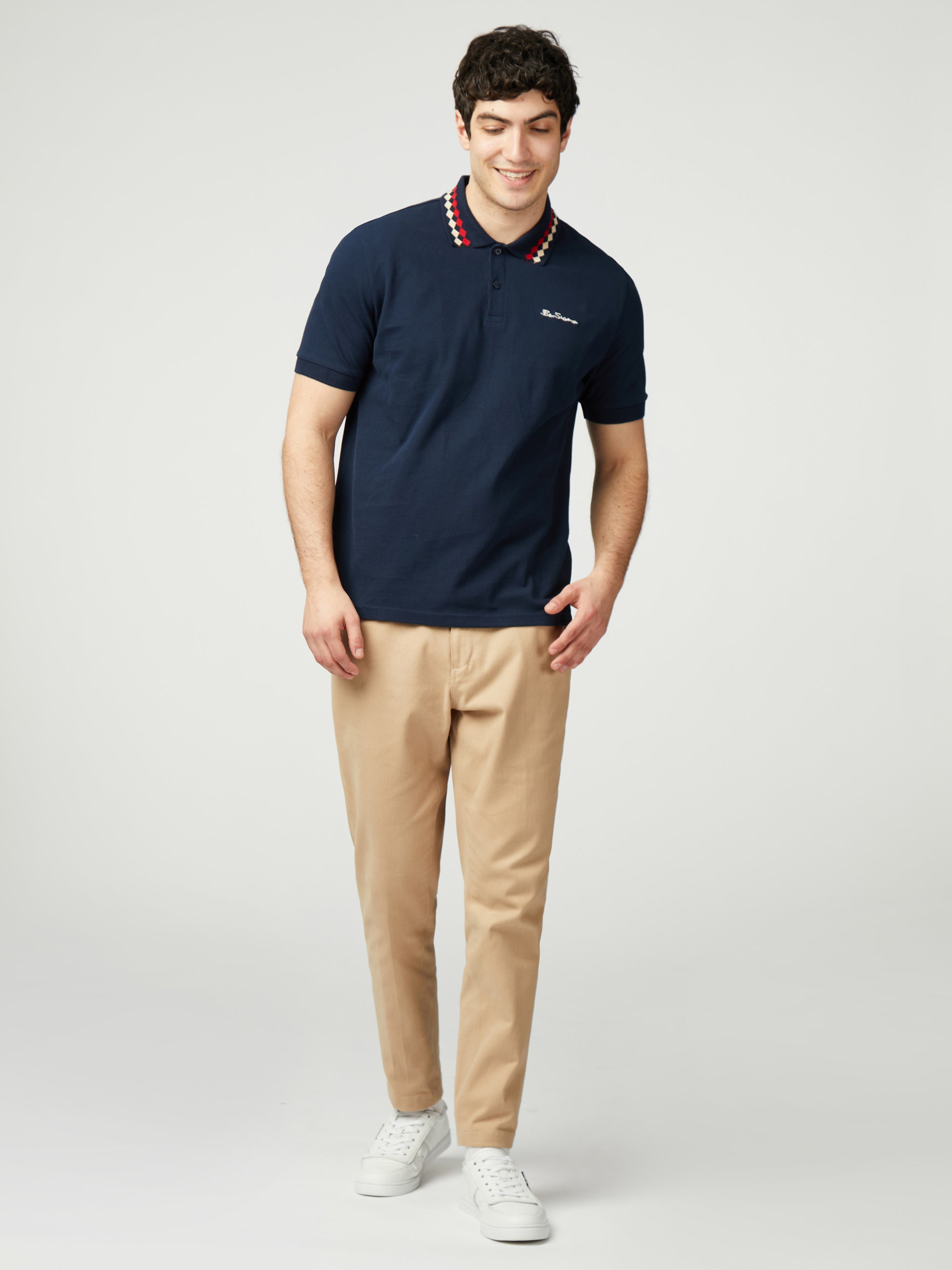 Collar Interest Polo - Dark Navy