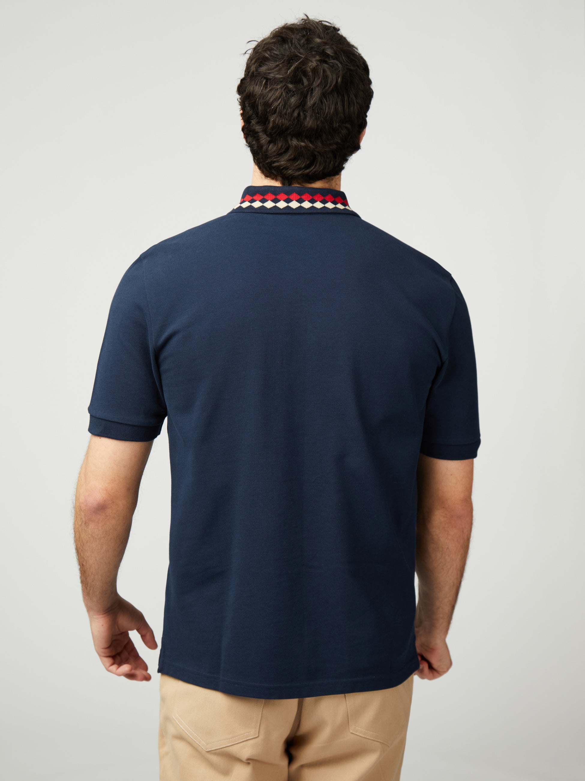 Collar Interest Polo - Dark Navy