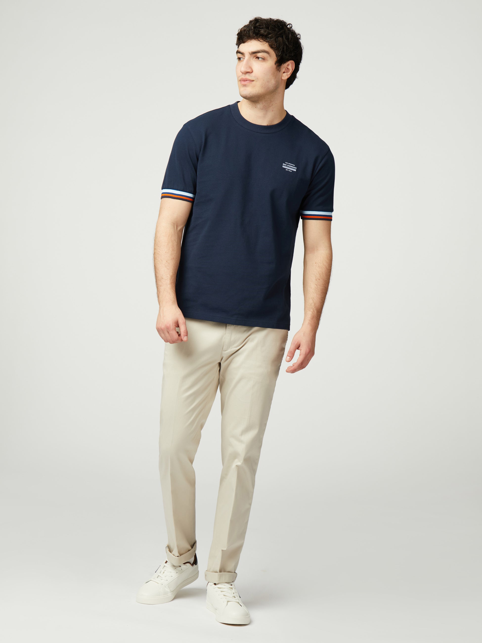 Pique Tee - Dark Navy