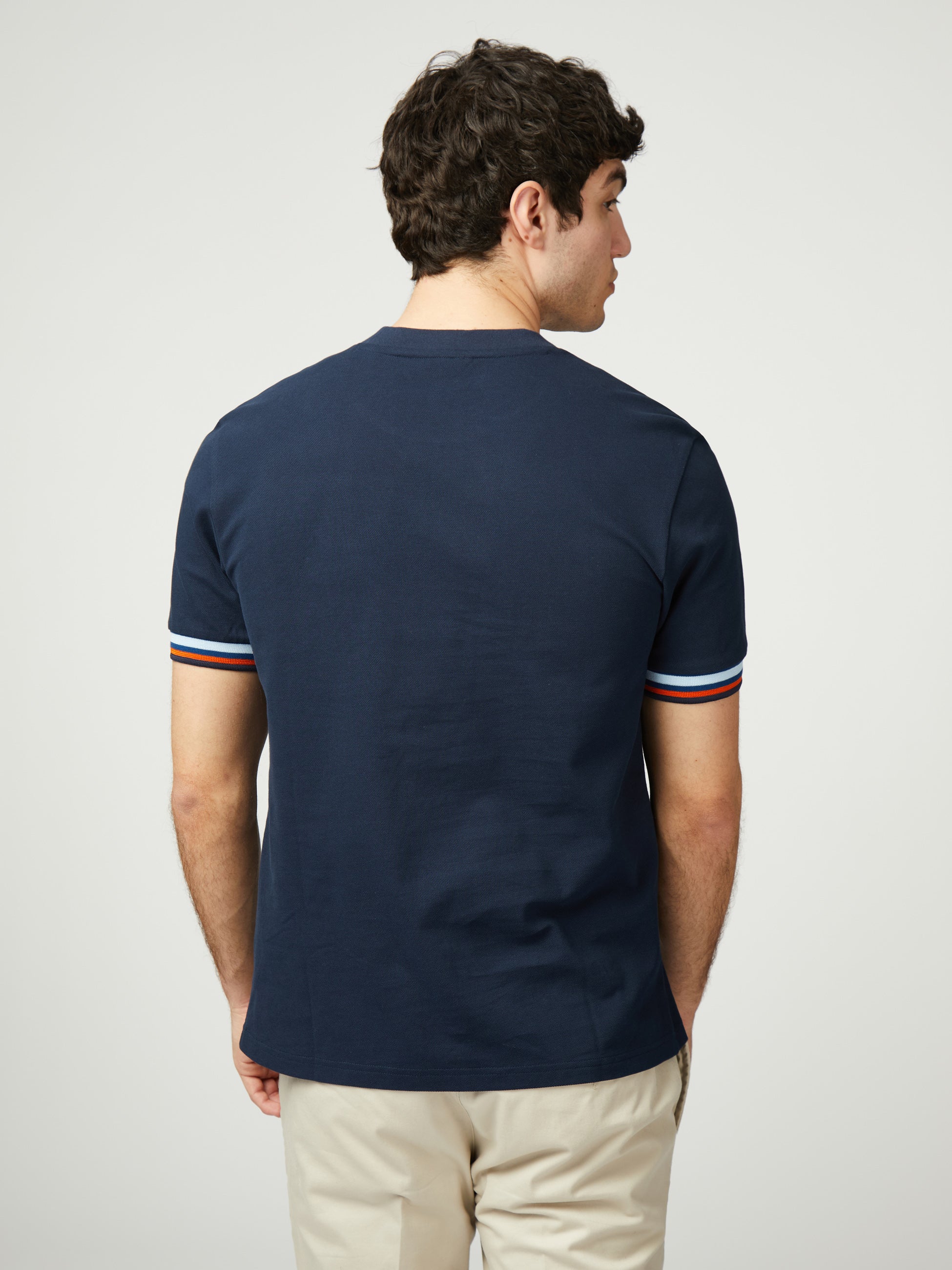 Pique Tee - Dark Navy