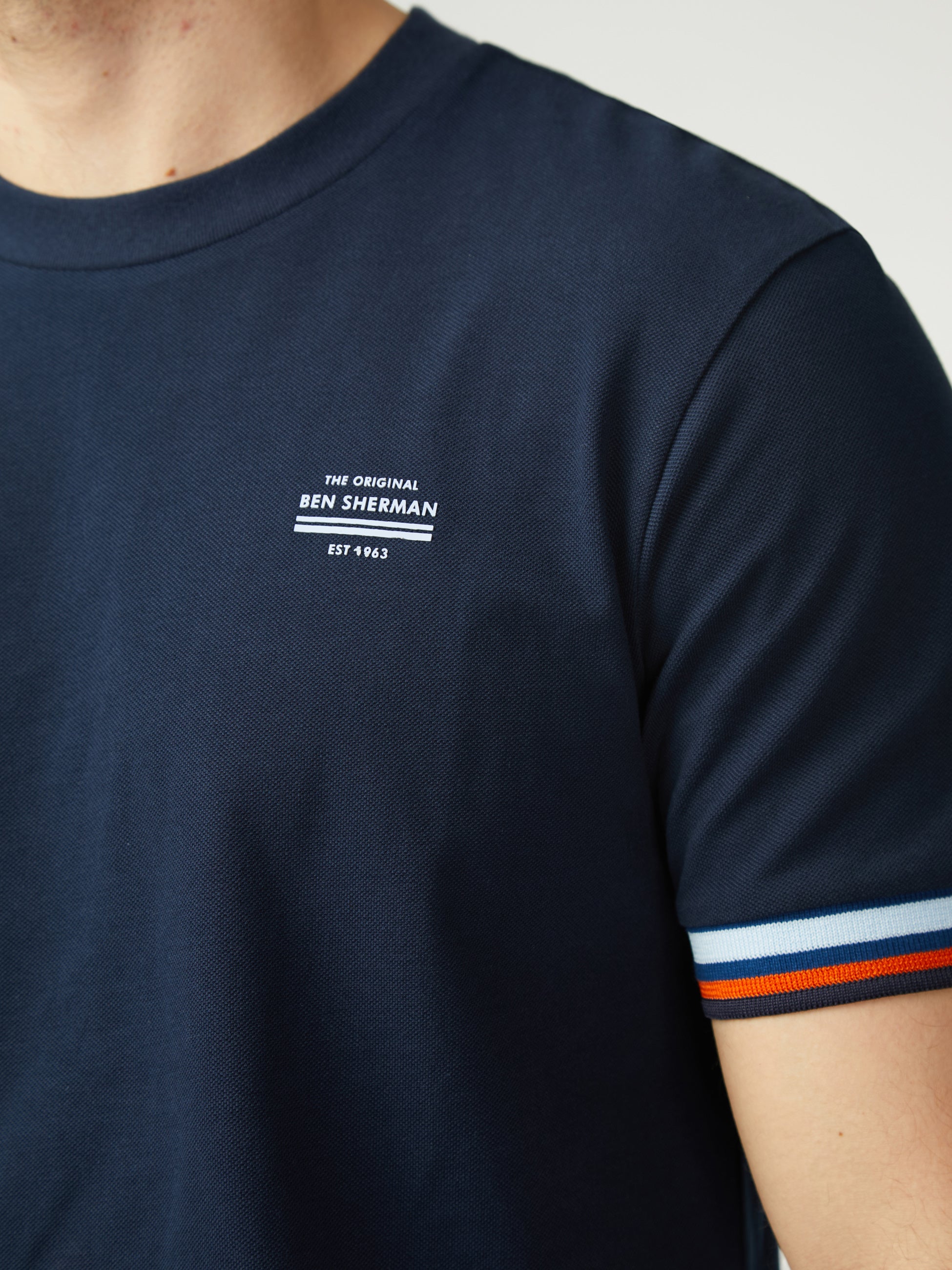 Pique Tee - Dark Navy