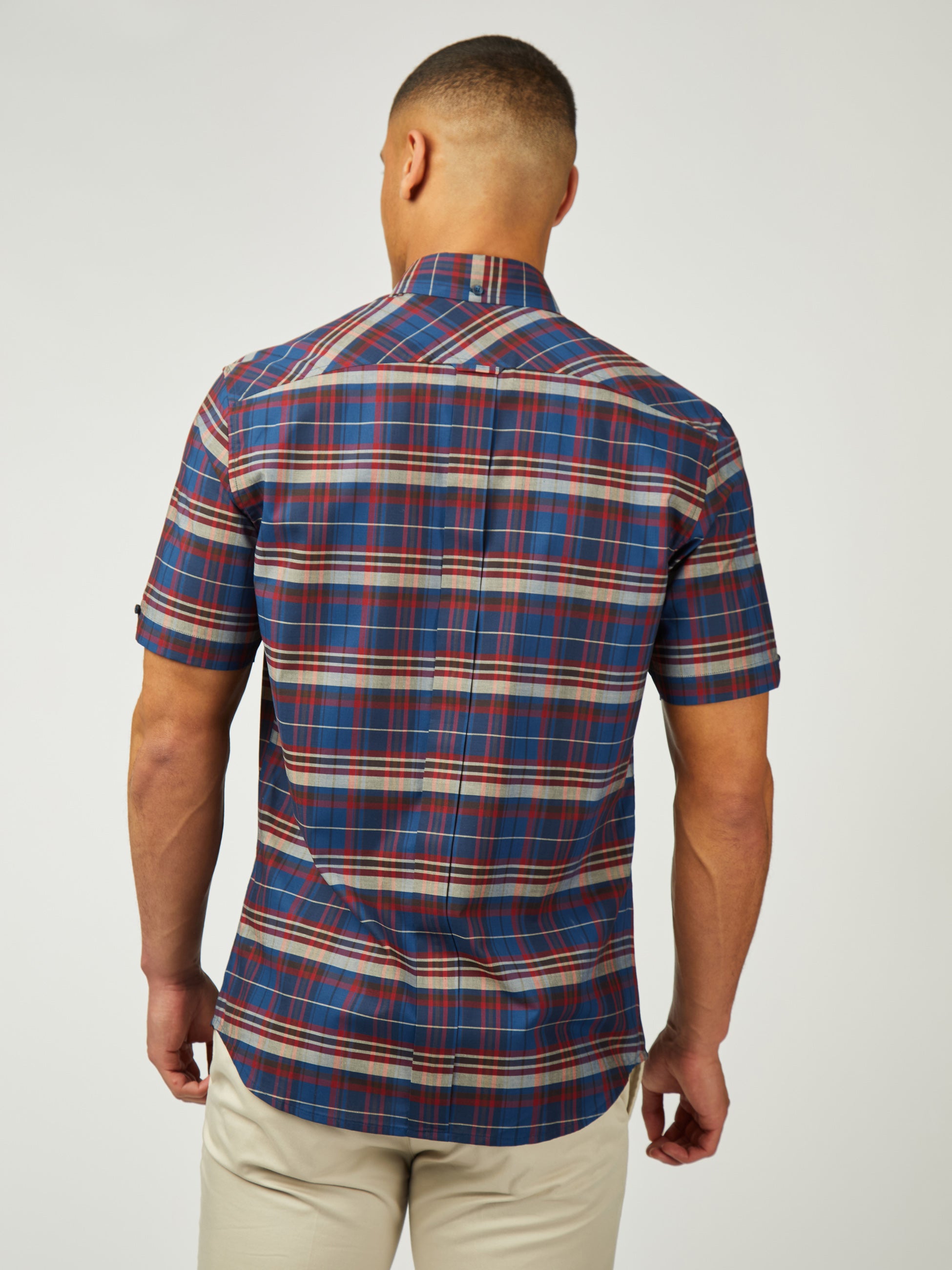 Classic Check Short Sleeve - Royal Blue