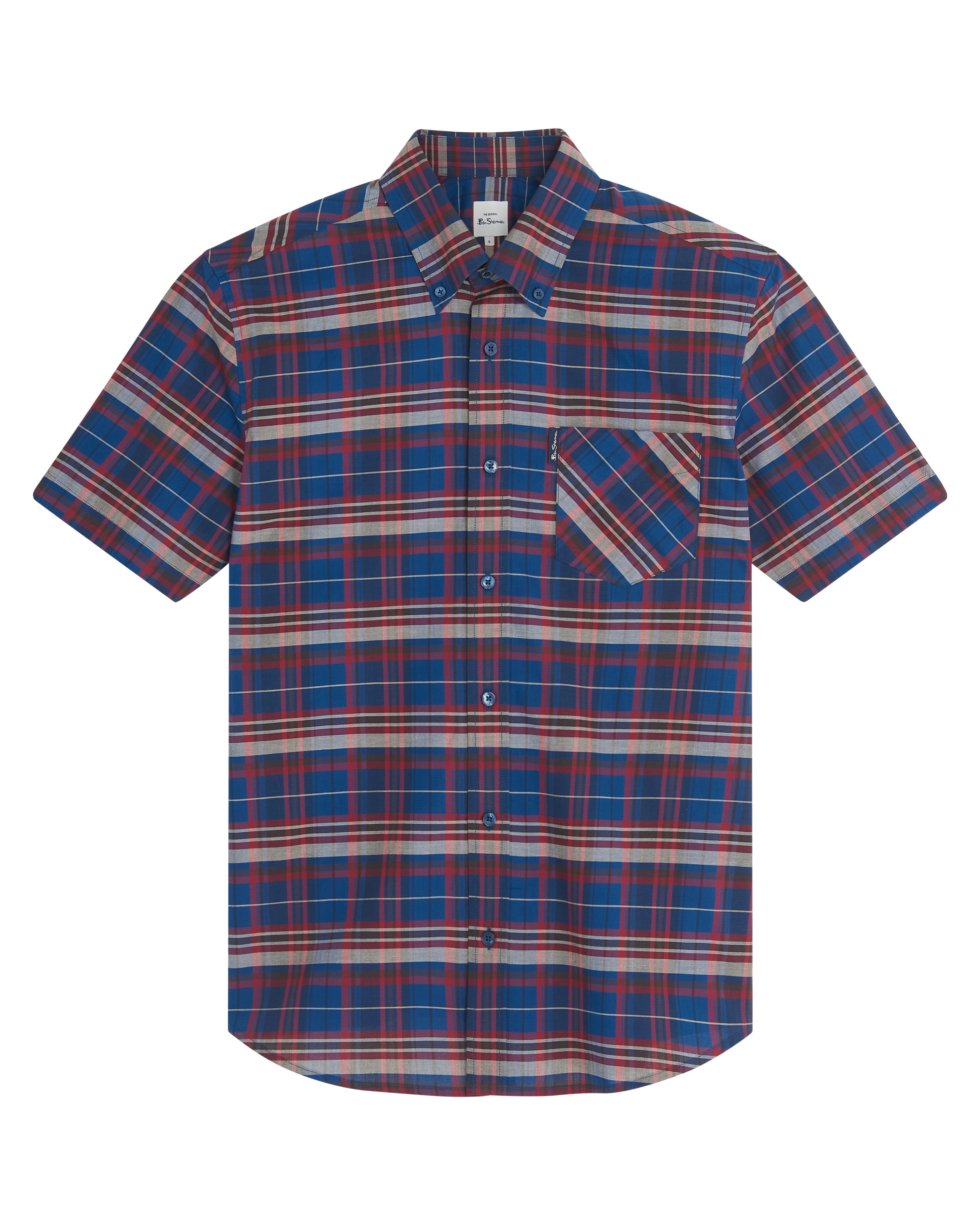 Classic Check Short Sleeve - Royal Blue