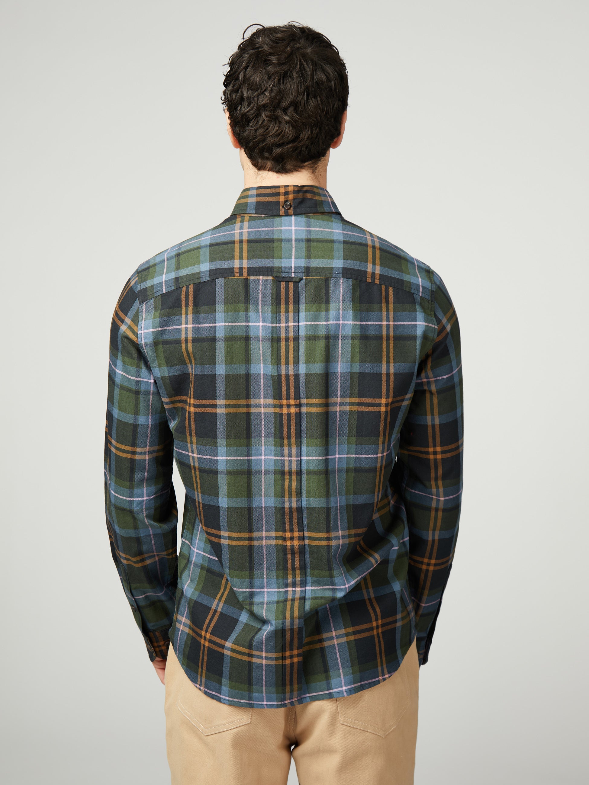 Oversized Tartan Check - Camouflage