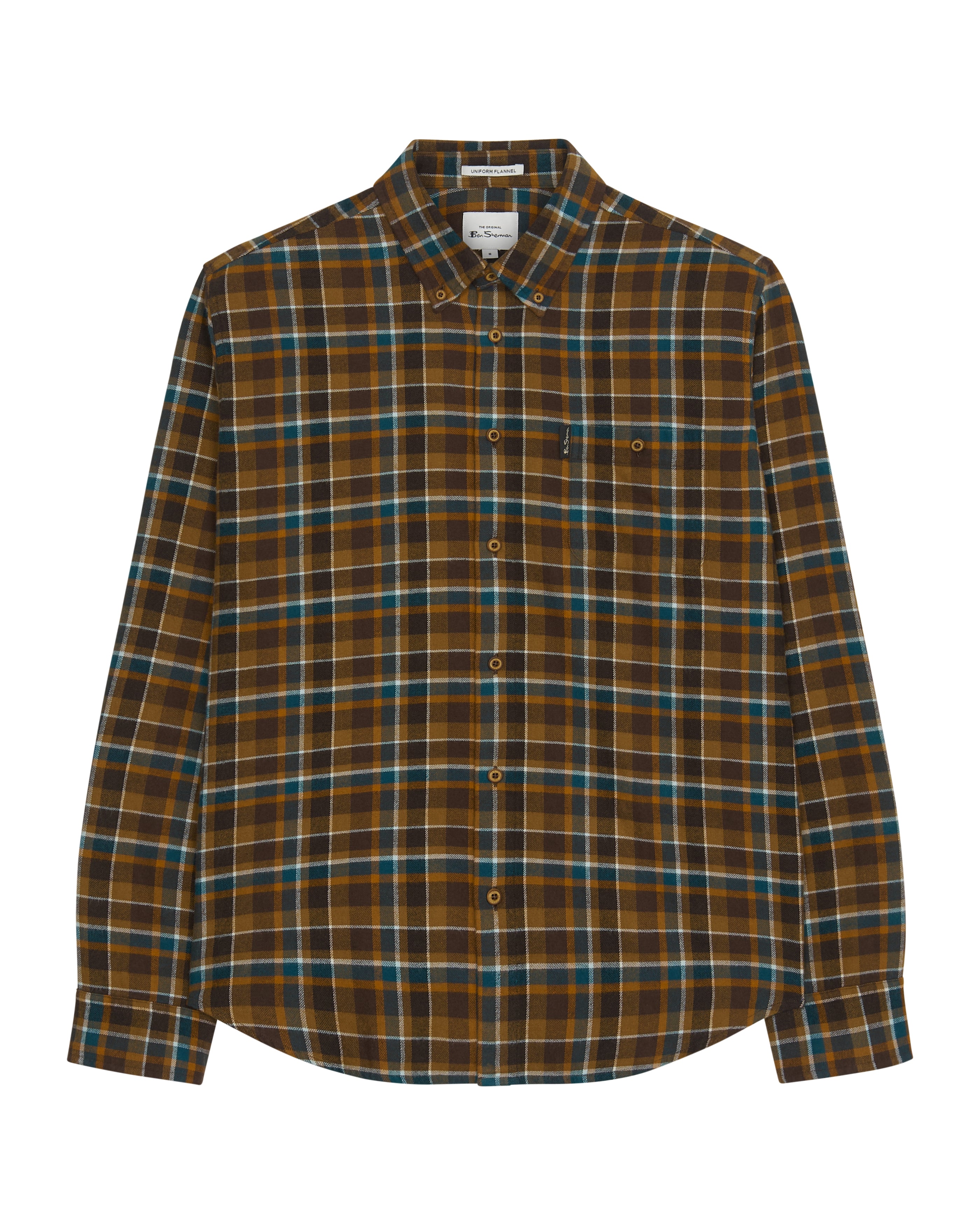 Brushed Plaid Check - Brown