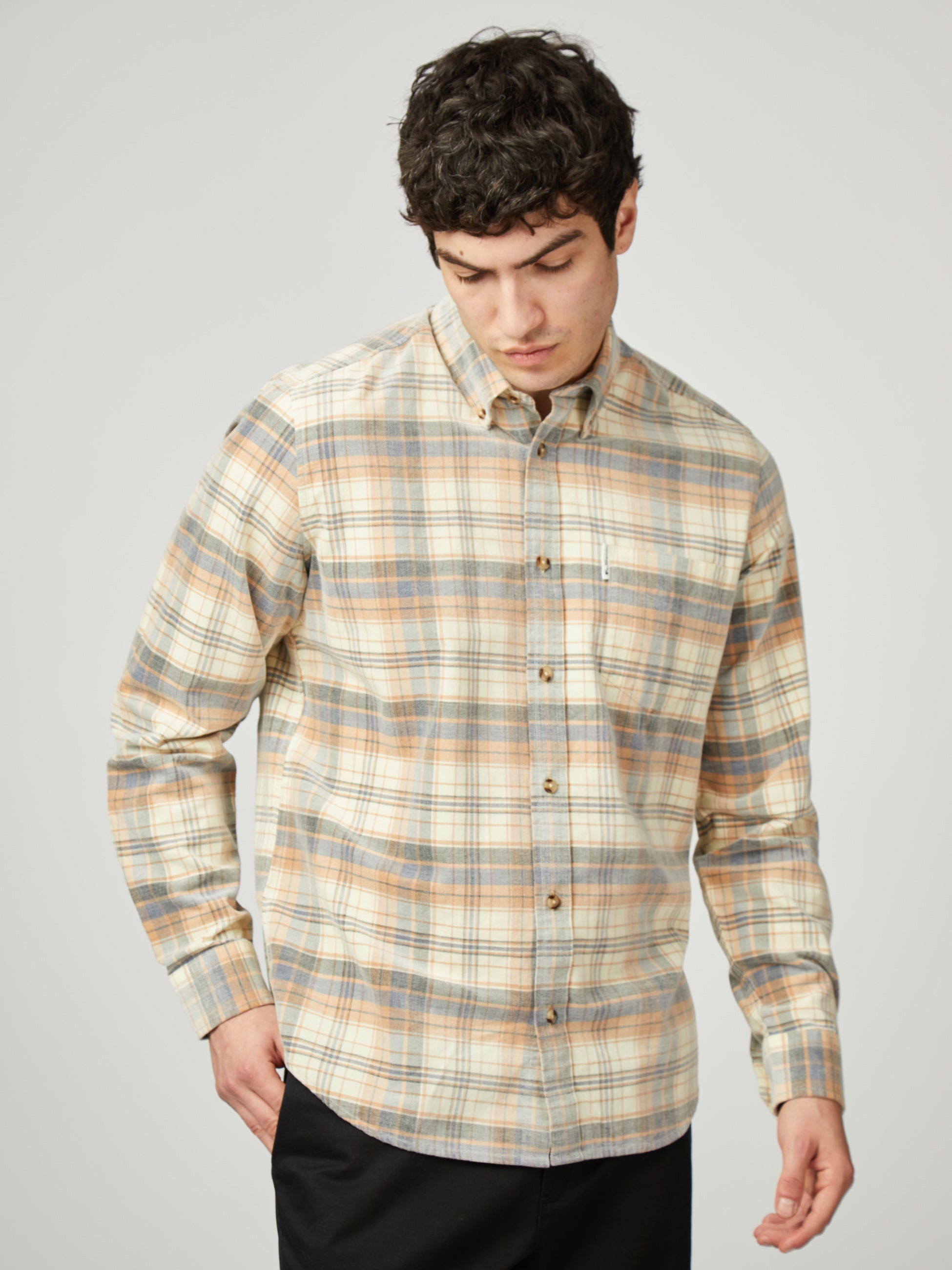 Corduroy Check - Ivory