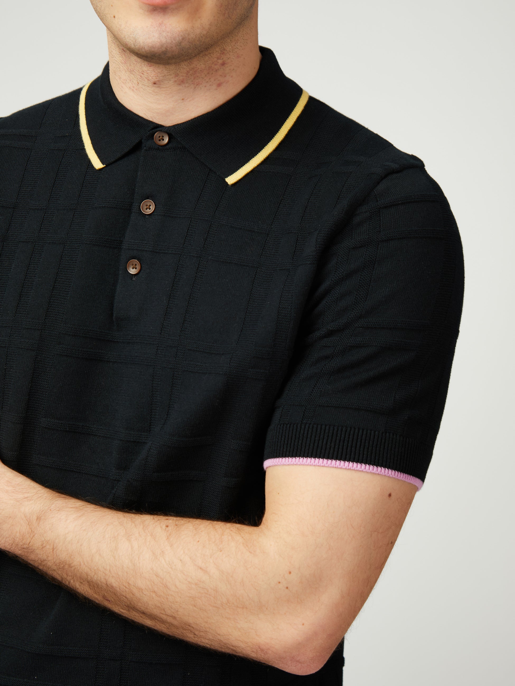 Tartan Polo - Black