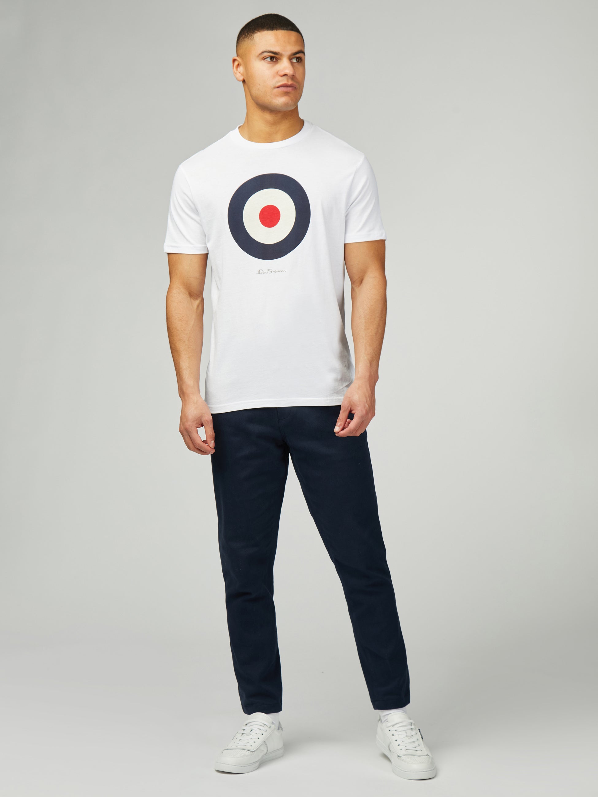 Signature Target Tee - White