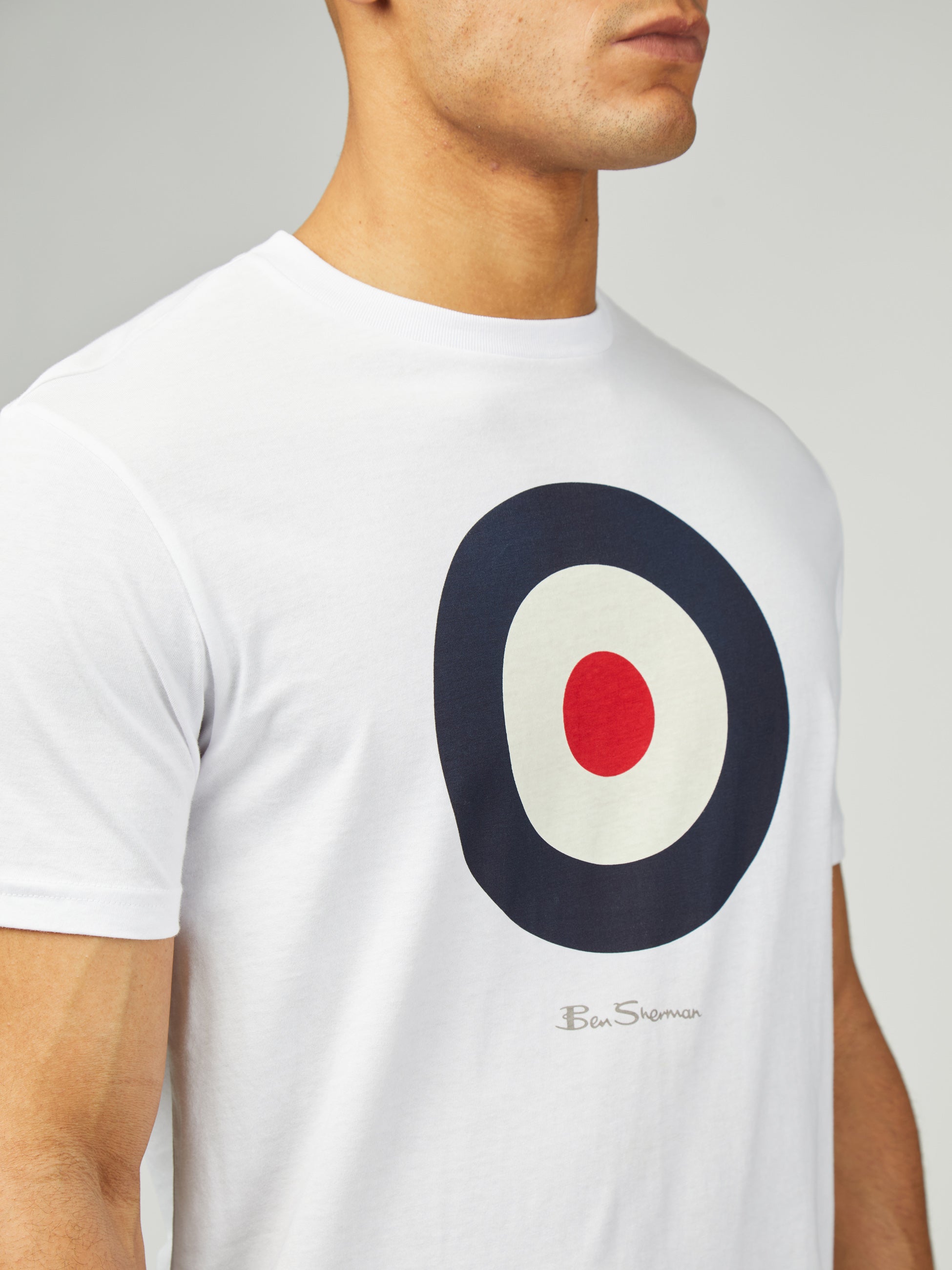 Signature Target Tee - White