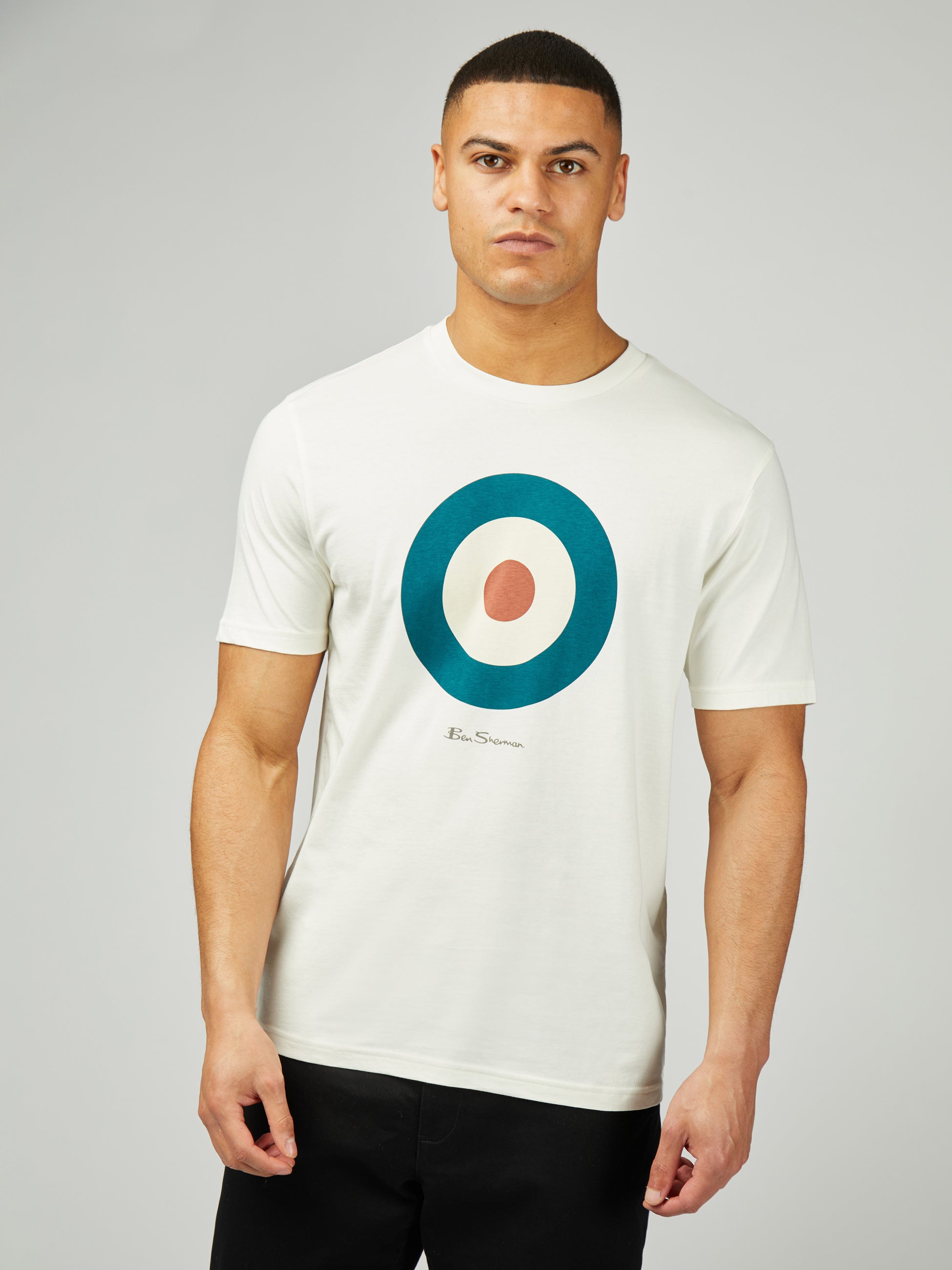 Signature Target Tee - White