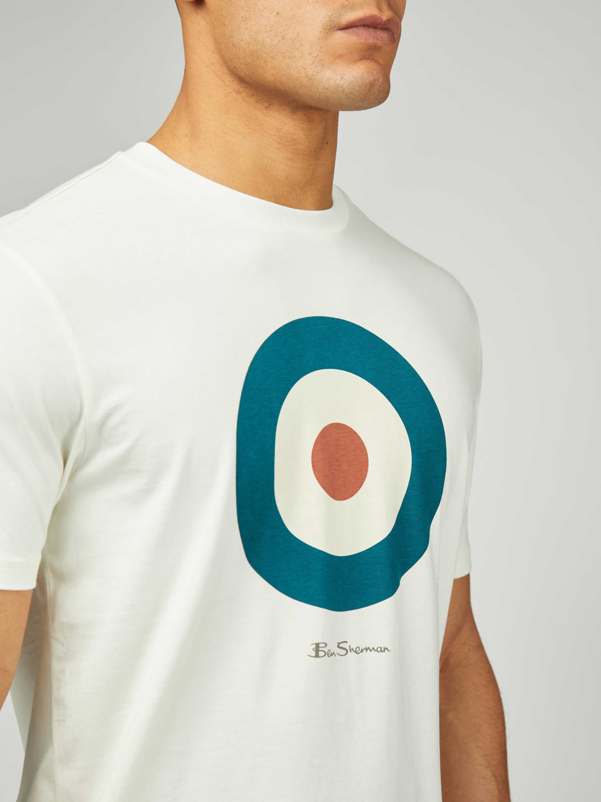 Signature Target Tee - White