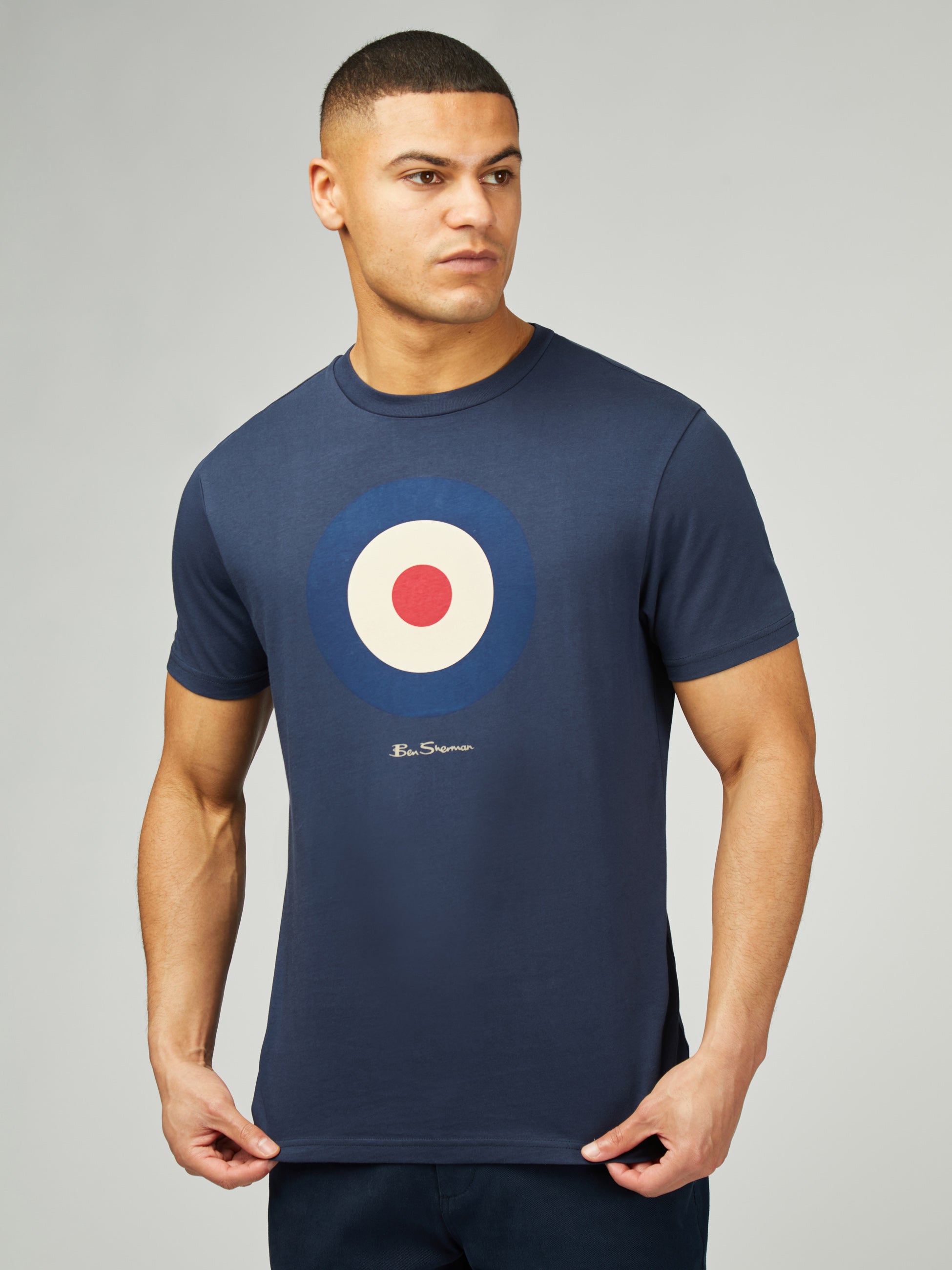 Signature Target Tee - Dark Navy