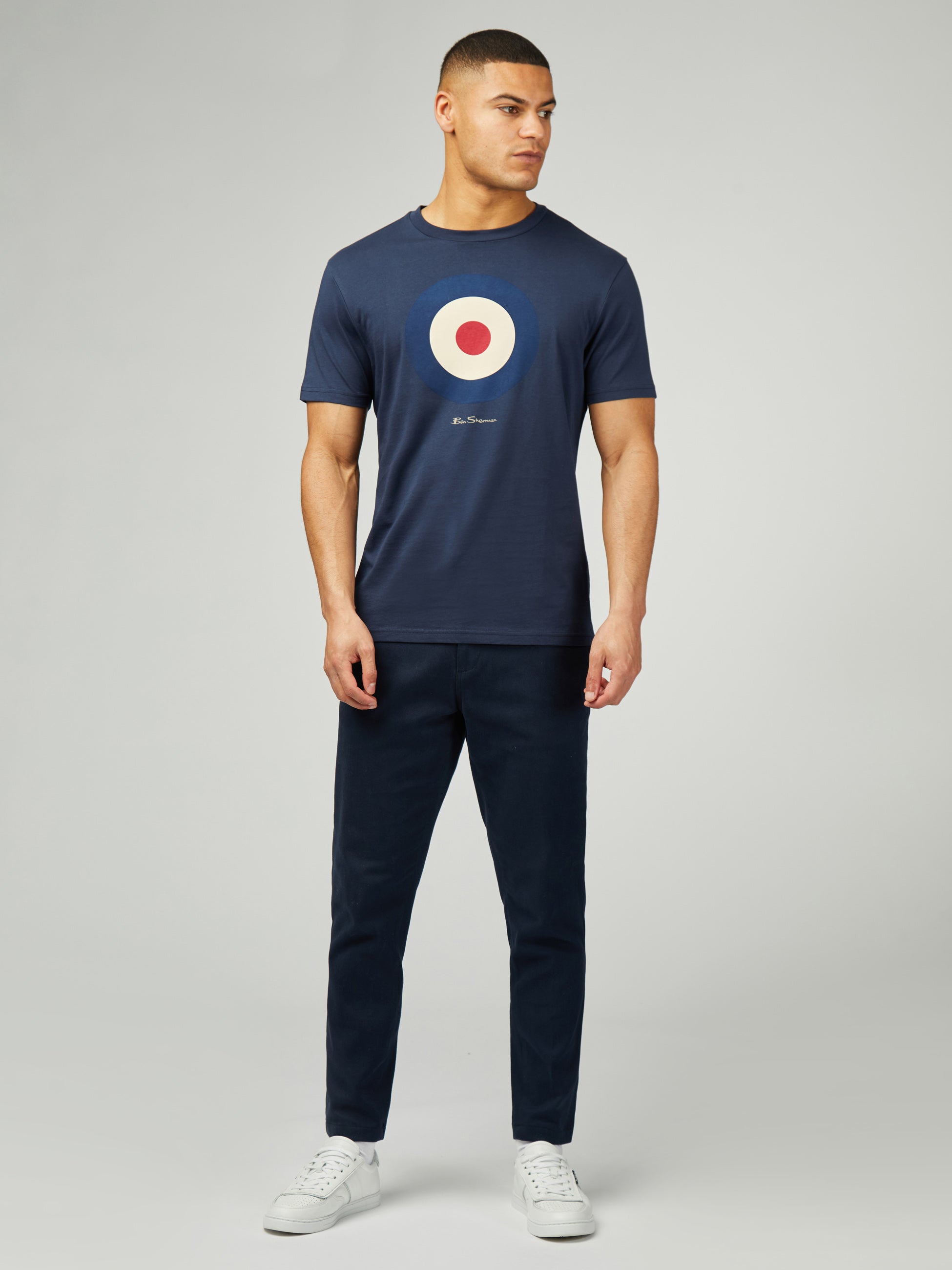 Signature Target Tee - Dark Navy