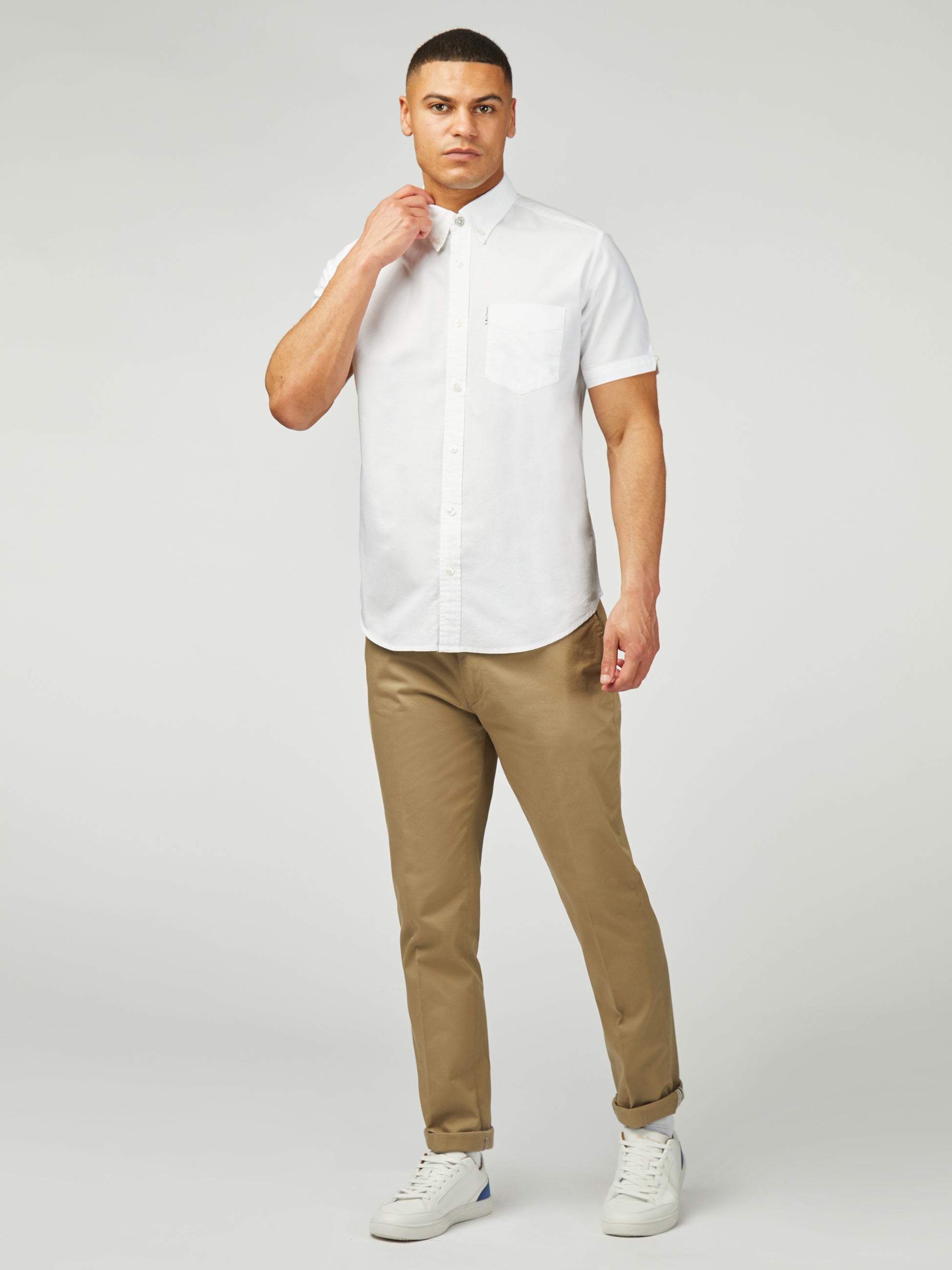 Signature Oxford Short Sleeve - White