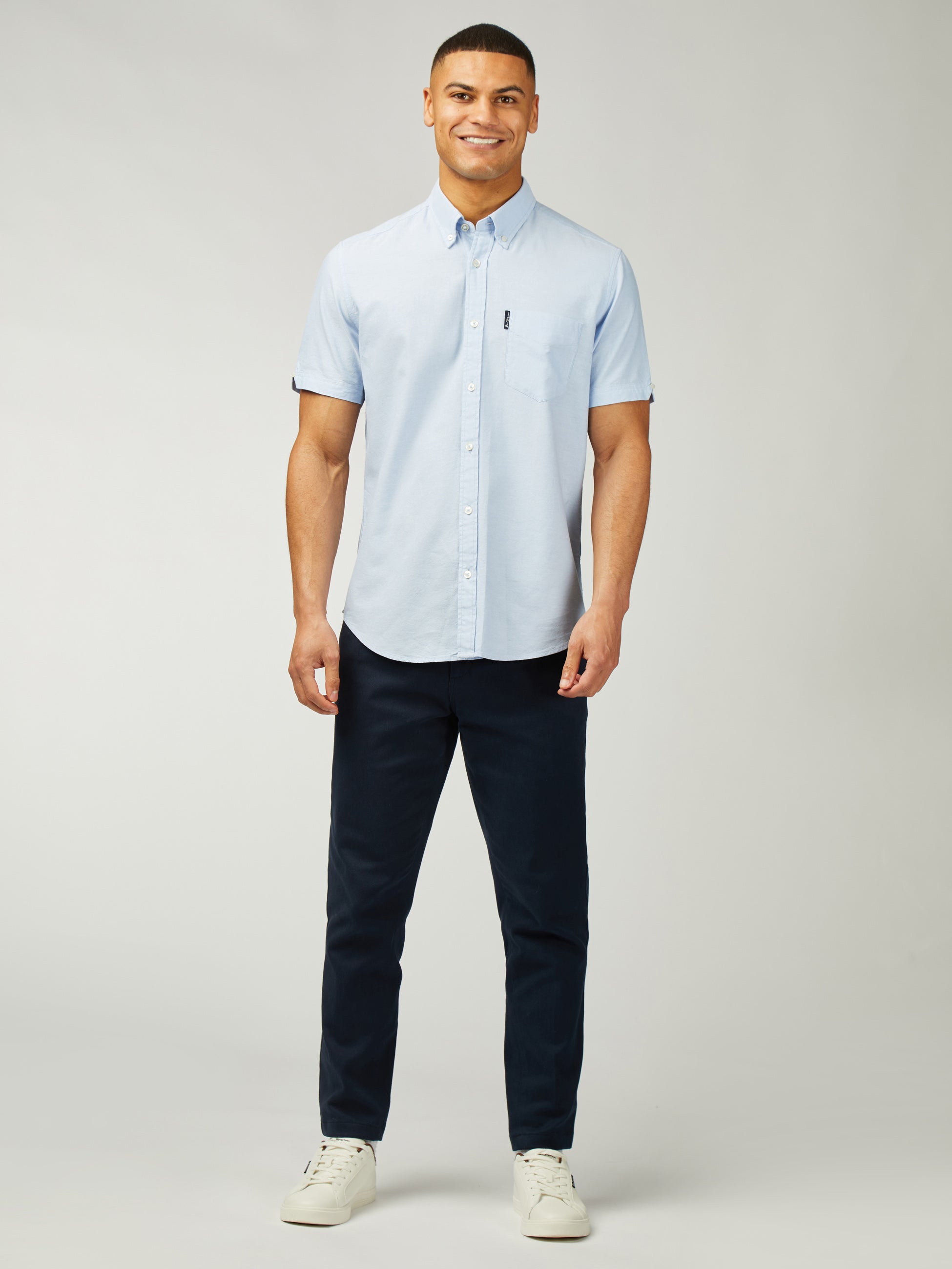 Signature Oxford Short Sleeve - Sky